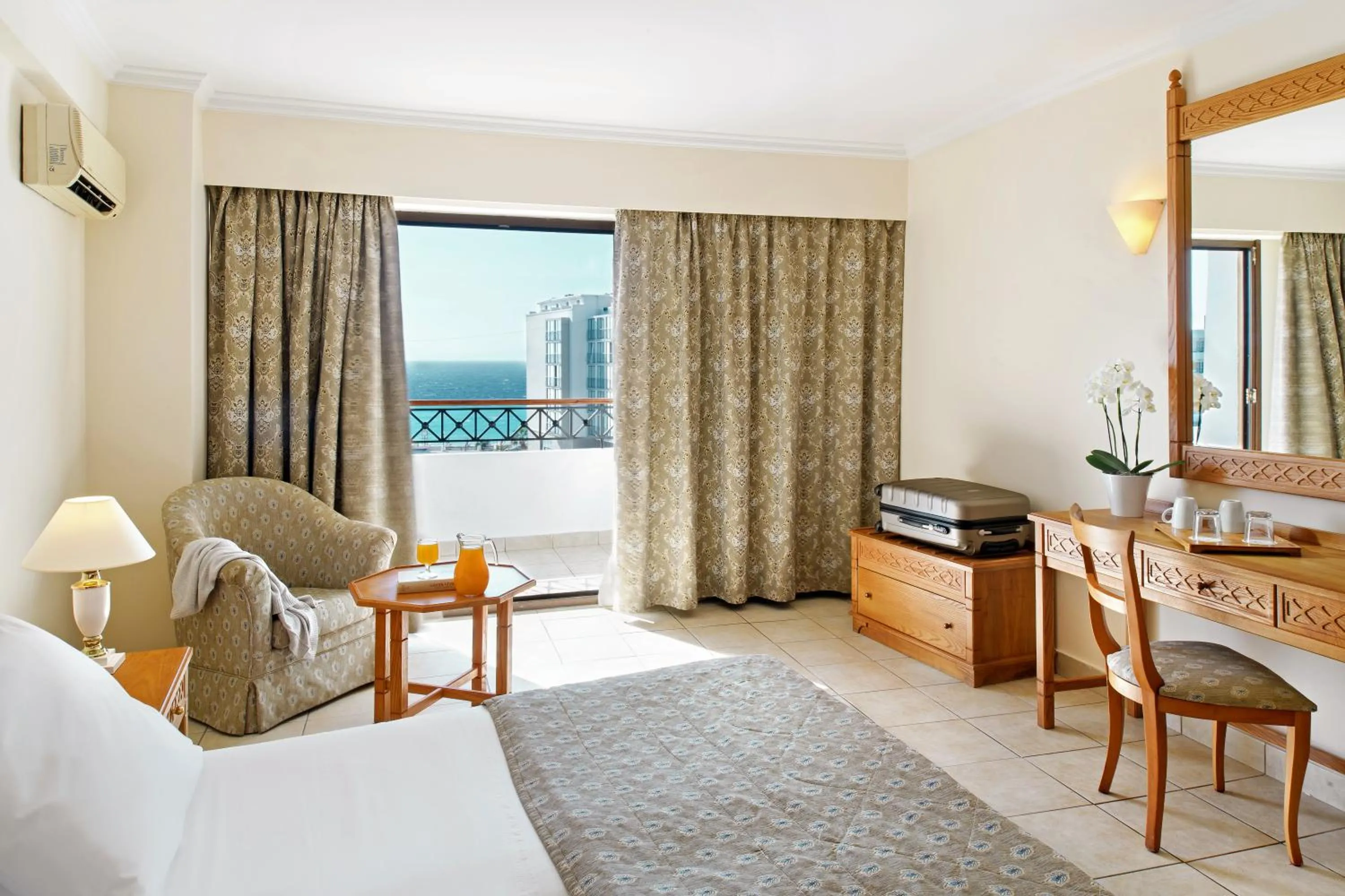 Bedroom, Bed in Canvas by Mitsis Petit Palais