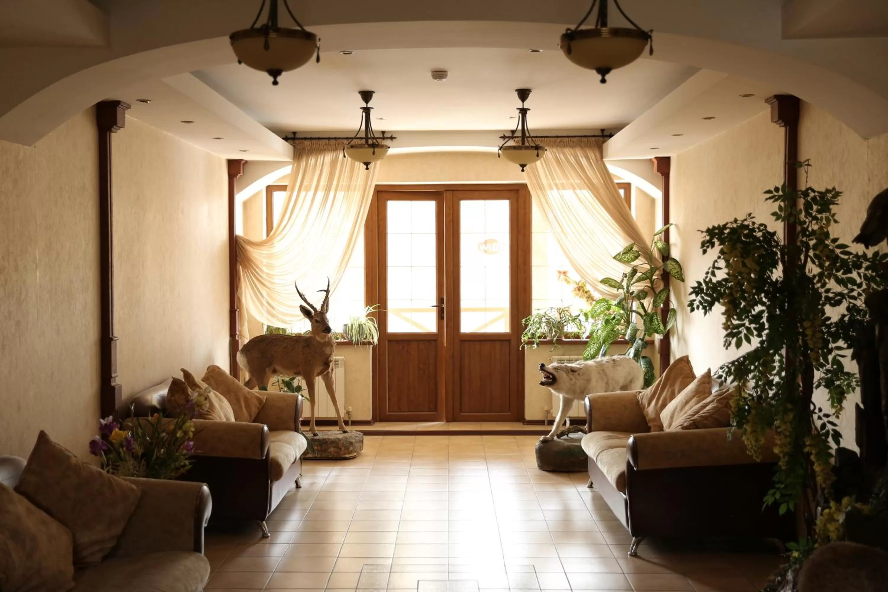 Seating area in Alpen Ville