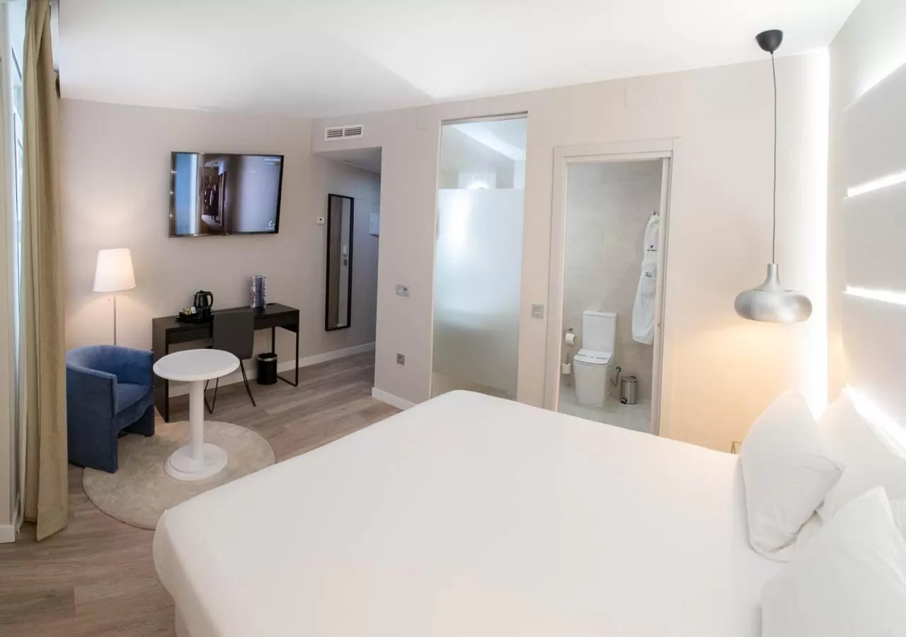 Bed in Hotel Pasarela