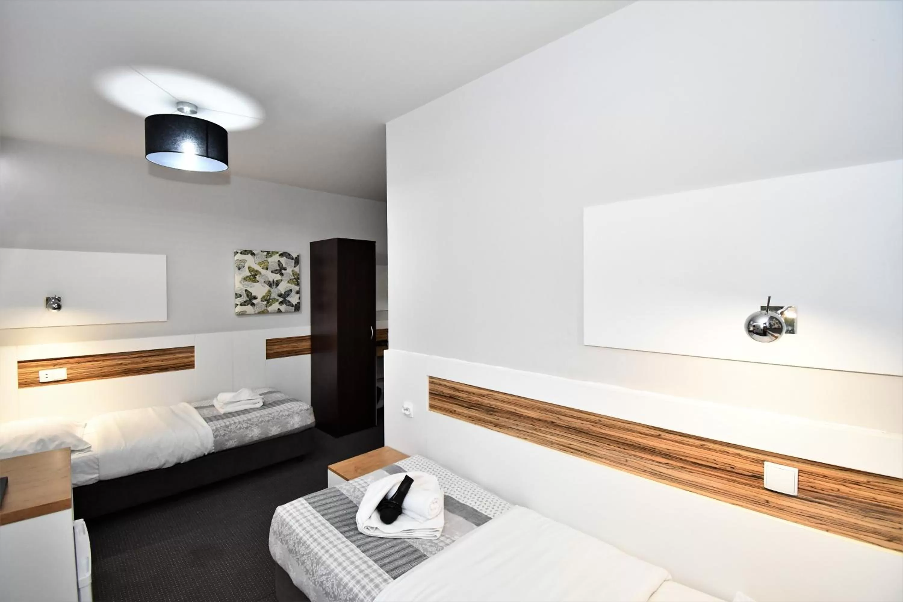 Bed in Sleepinn Gdansk Airport