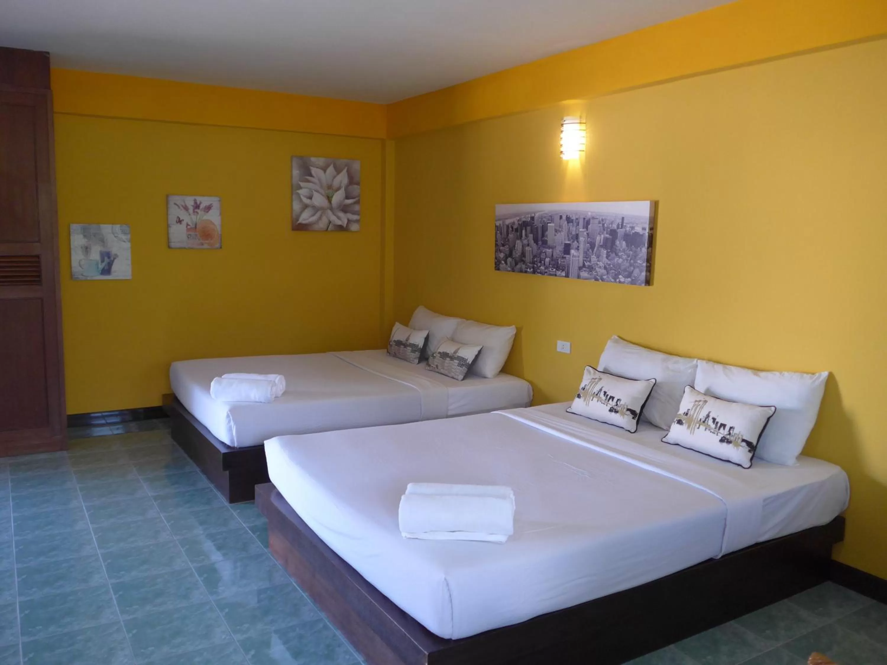 Bed in Forum House Hotel Krabi