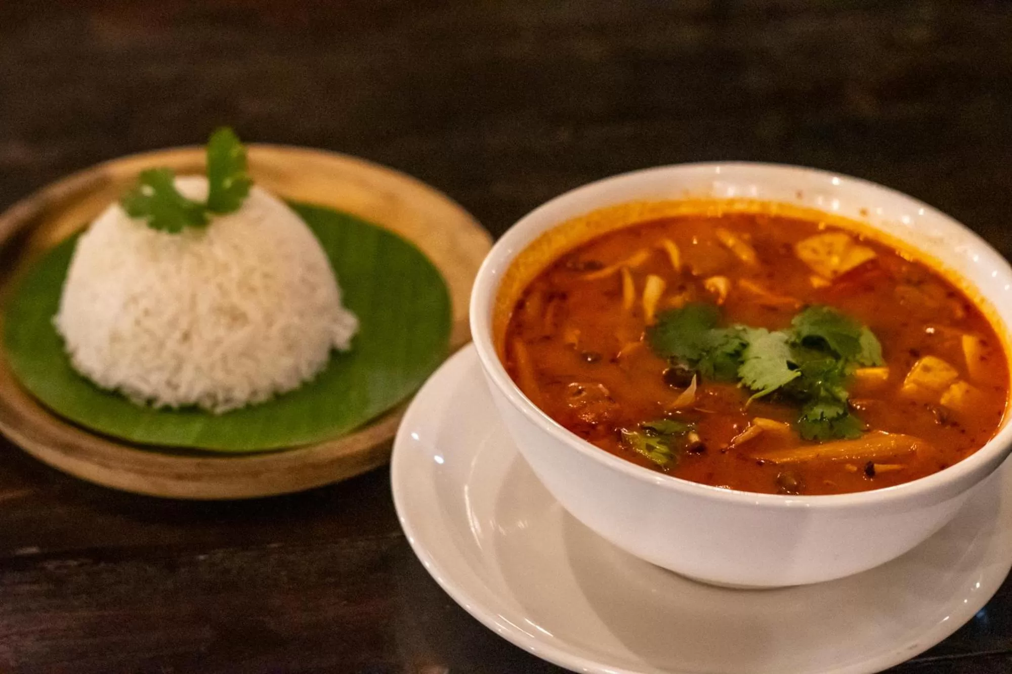 Food close-up in Cliff Cottage