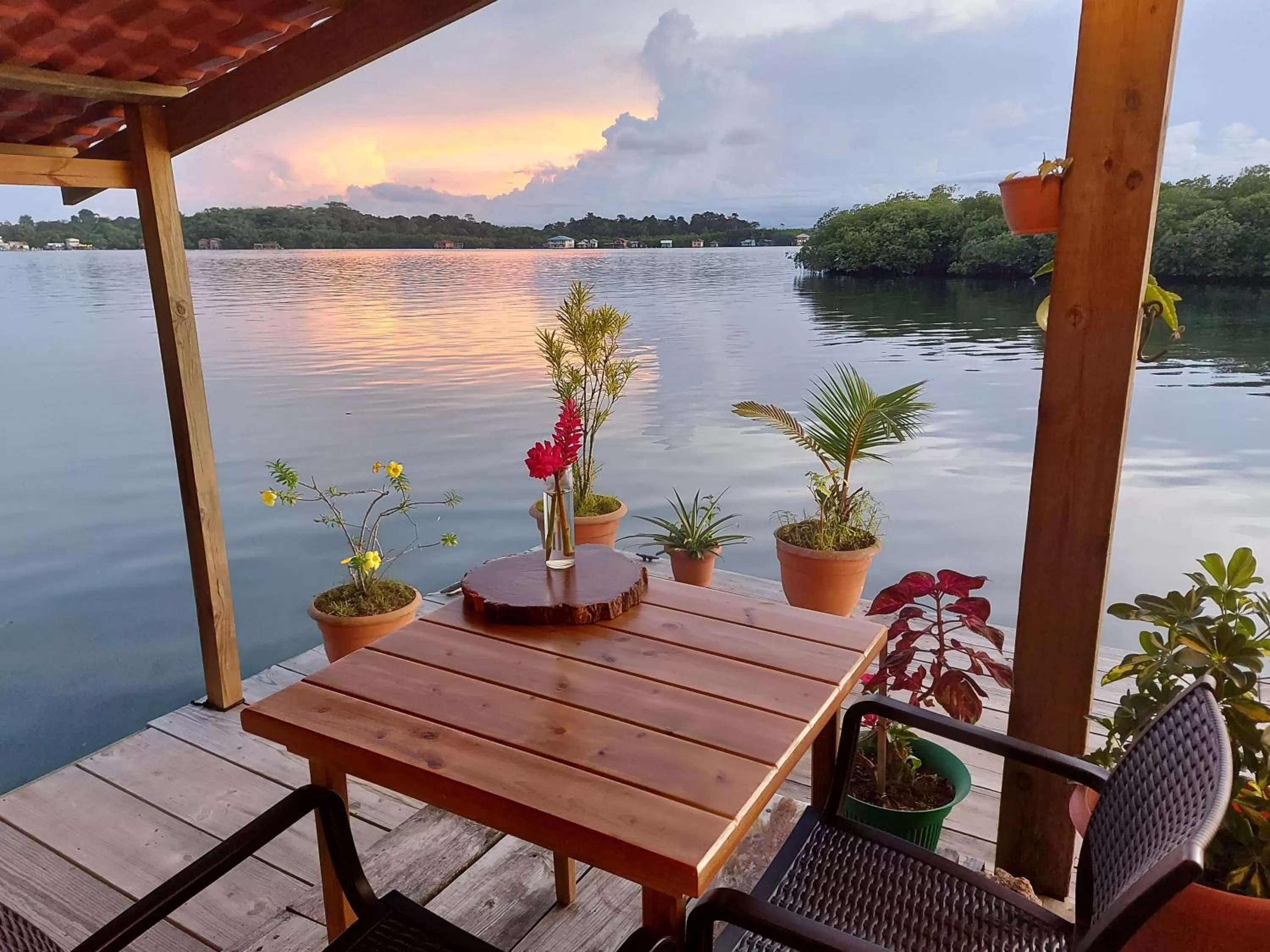 Patio in The Sunsetter Bed & Breakfast