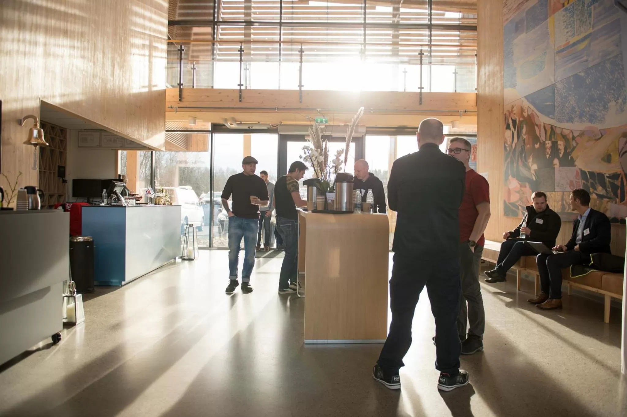 Lobby or reception in RS Noatun