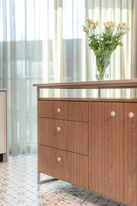 Kitchen or kitchenette in EXCLUSIVE Aparthotel MARINA