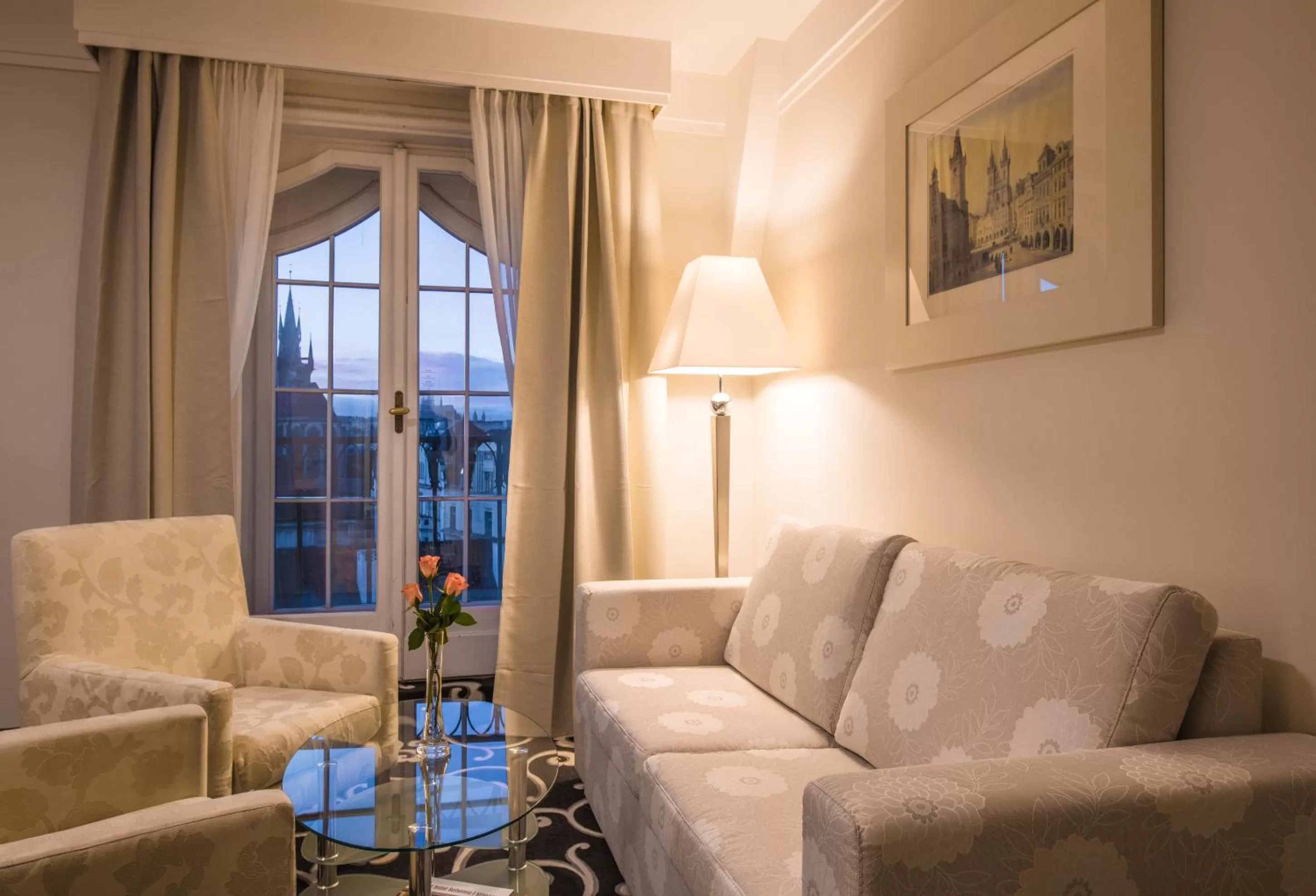 Living room in Grand Hotel Bohemia