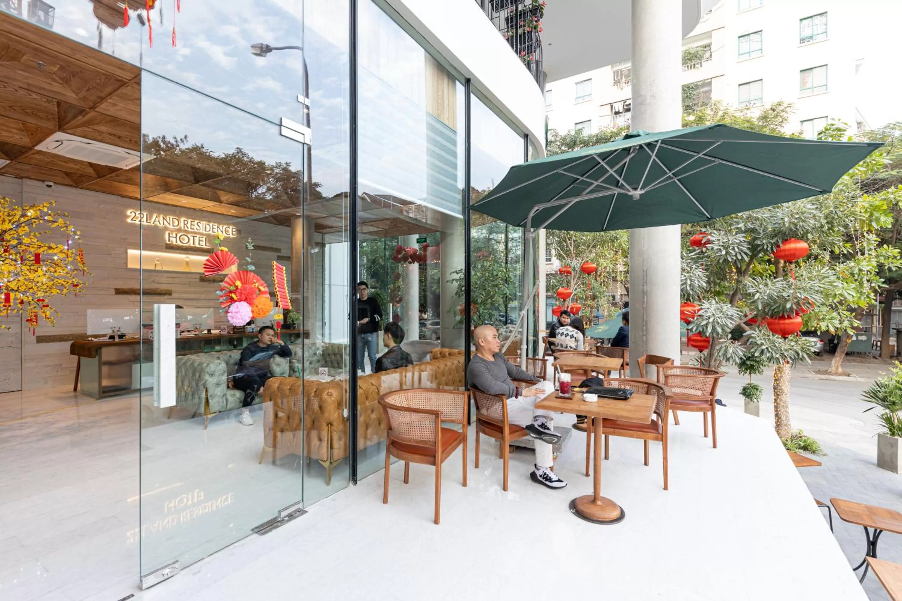 Property building in 22Land Hotel & Residence