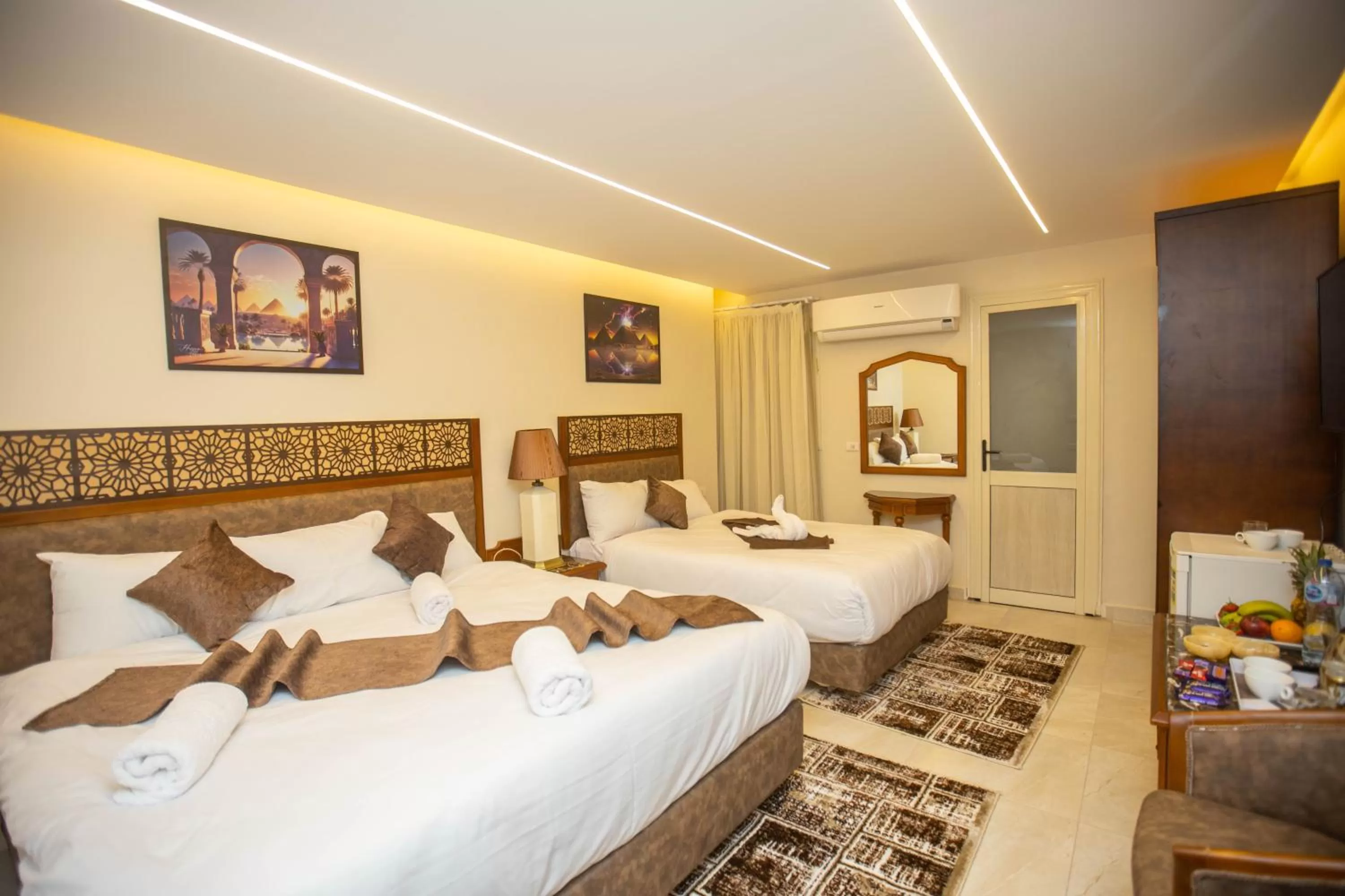 Bed in The Muse Pyramids