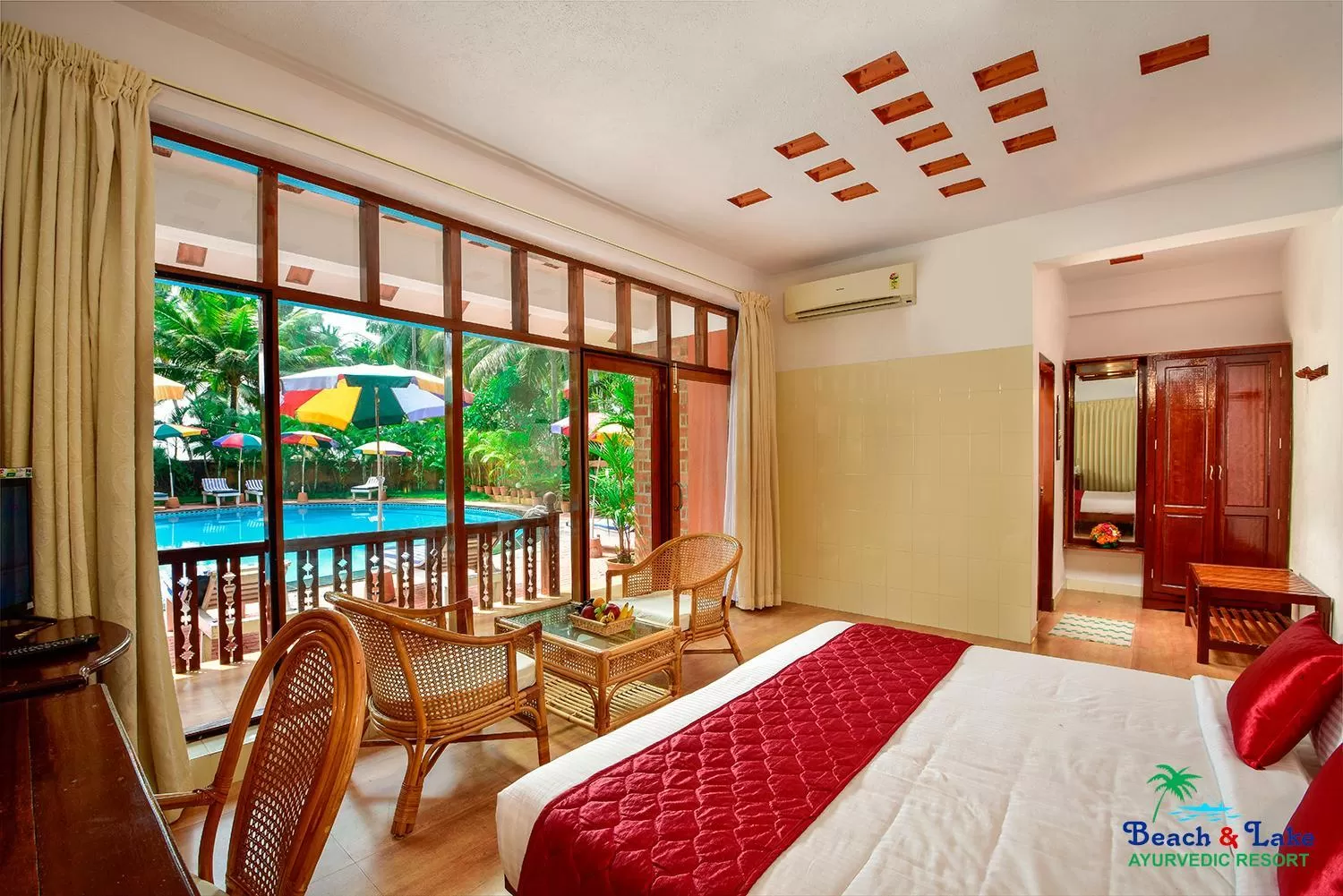 Photo of the whole room, Bed in Beach and Lake Ayurvedic Resort, Kovalam