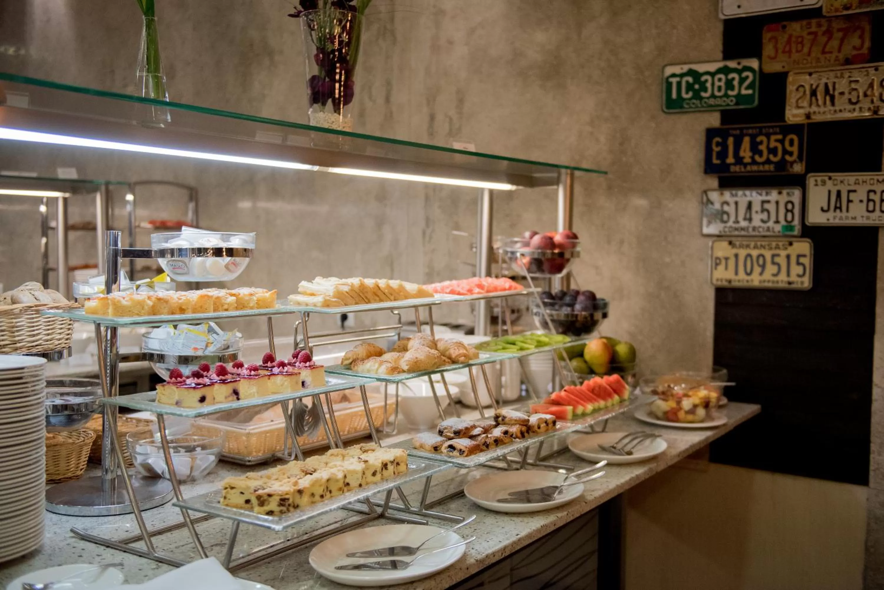 Buffet breakfast in Haston City Hotel