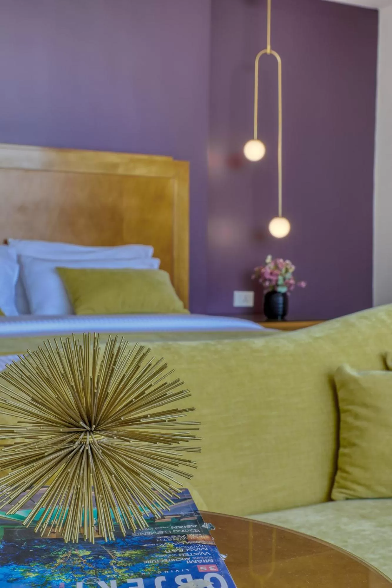 Decorative detail, Bed in The Liwan Hotel