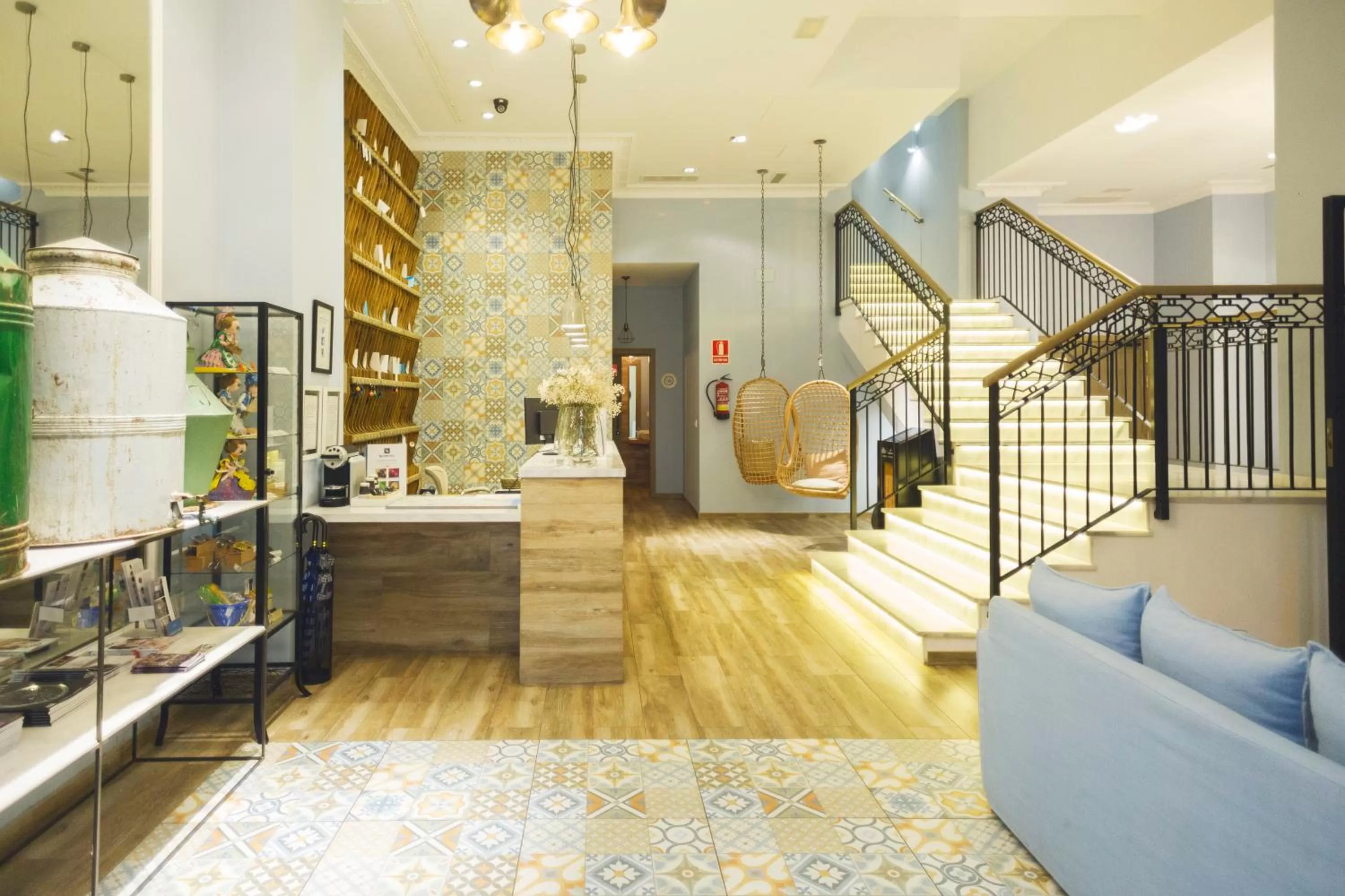 Lobby or reception in Hotel Boutique Balandret