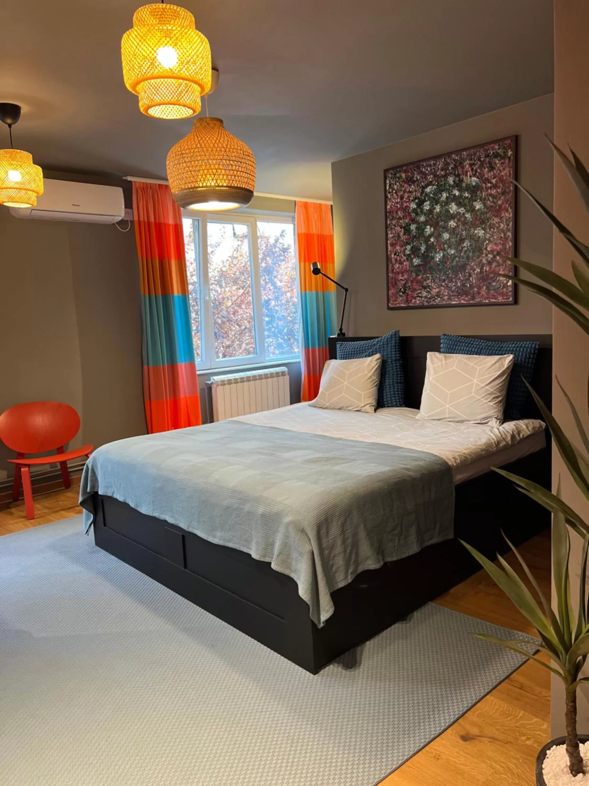 Bed in Tulum Apart Center Belgrade