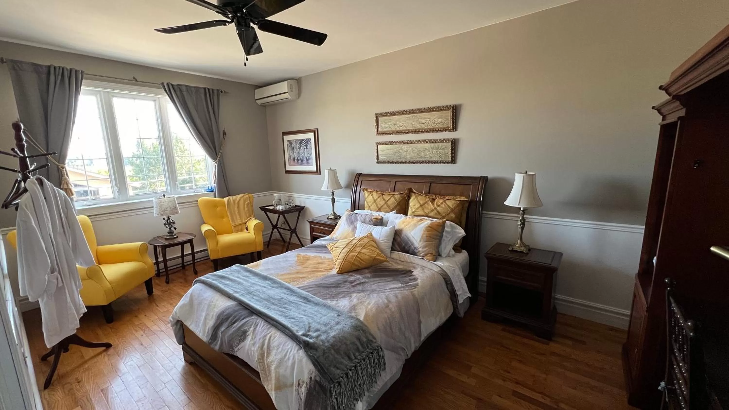 Bed in Gîte du Caméléon