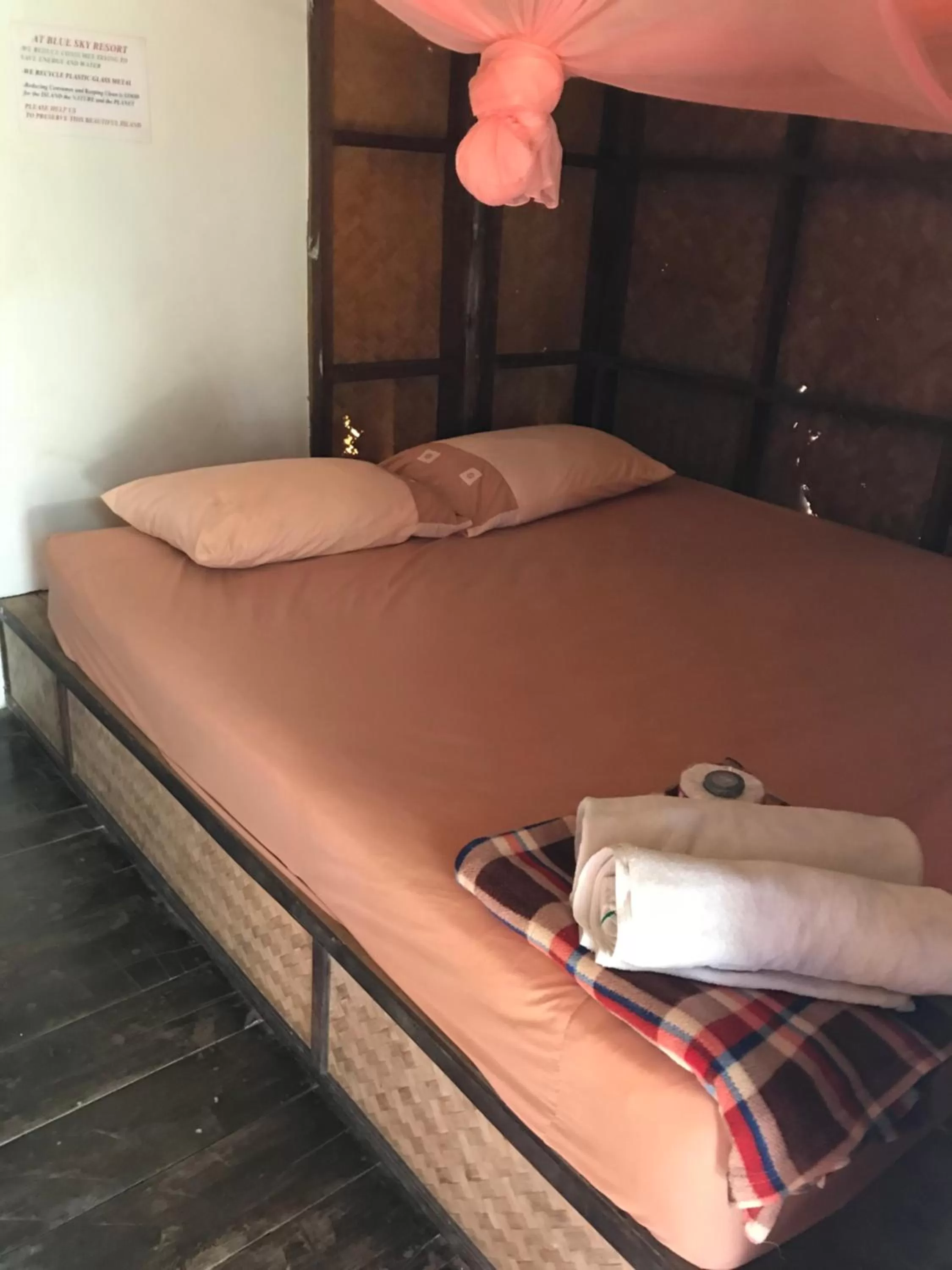 Bed in Blue Sky Resort