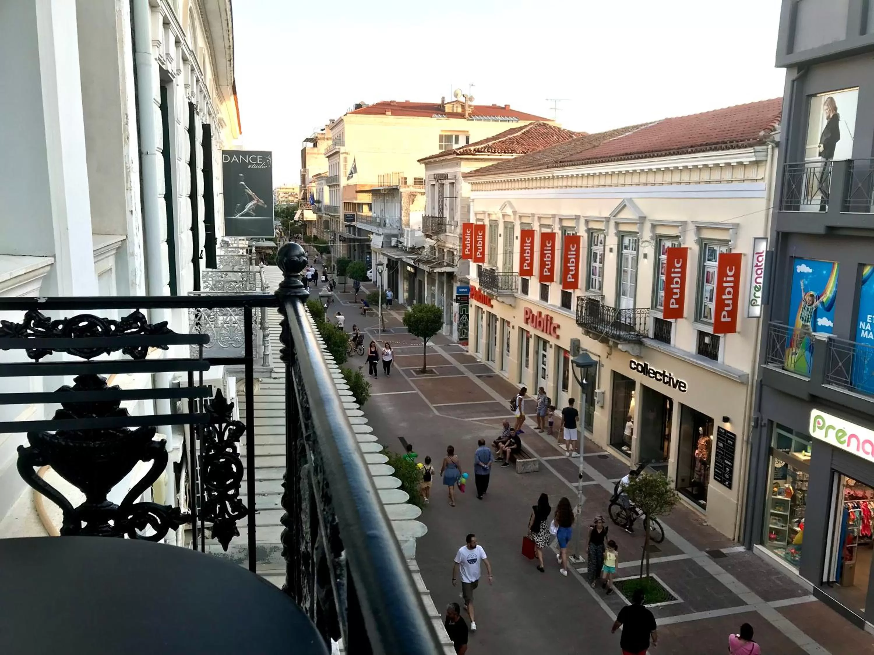 City view in VASILIKON Hotel 1888 the past is present HISTORICAL PRESERVATION MONUMENT