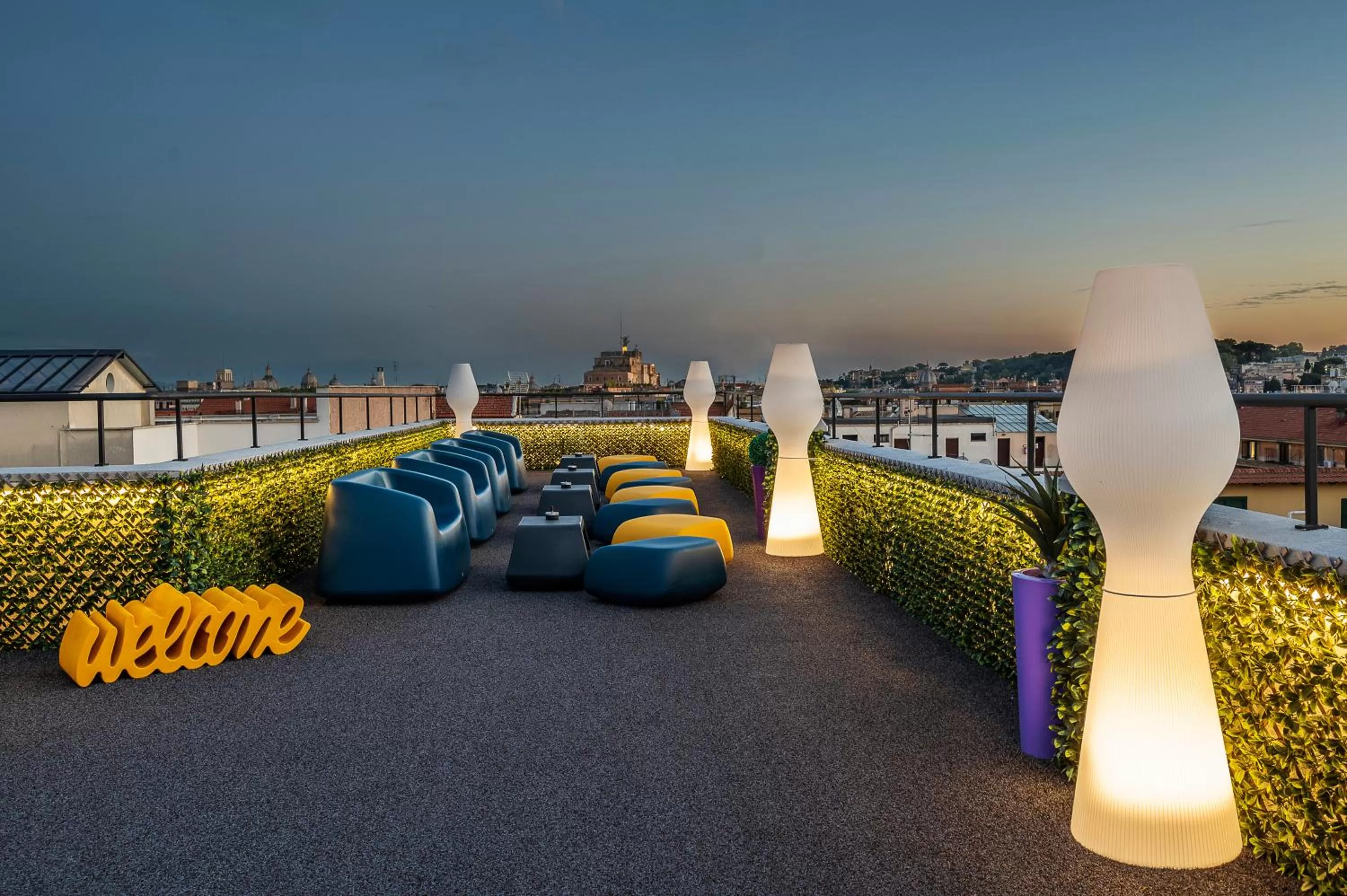 Balcony/Terrace in Hotel Relais Dei Papi