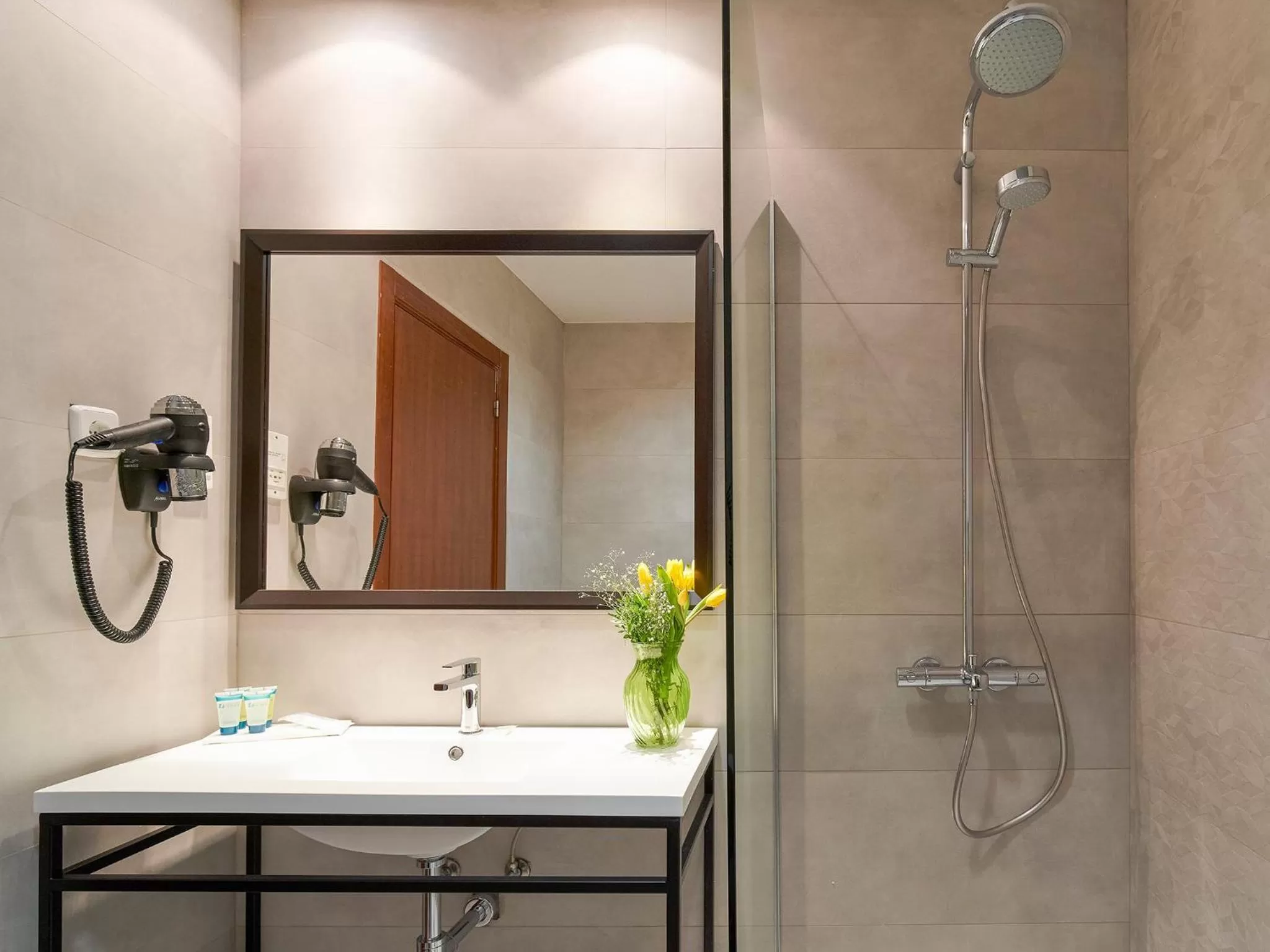 Shower in Hotel Plaza Las Matas