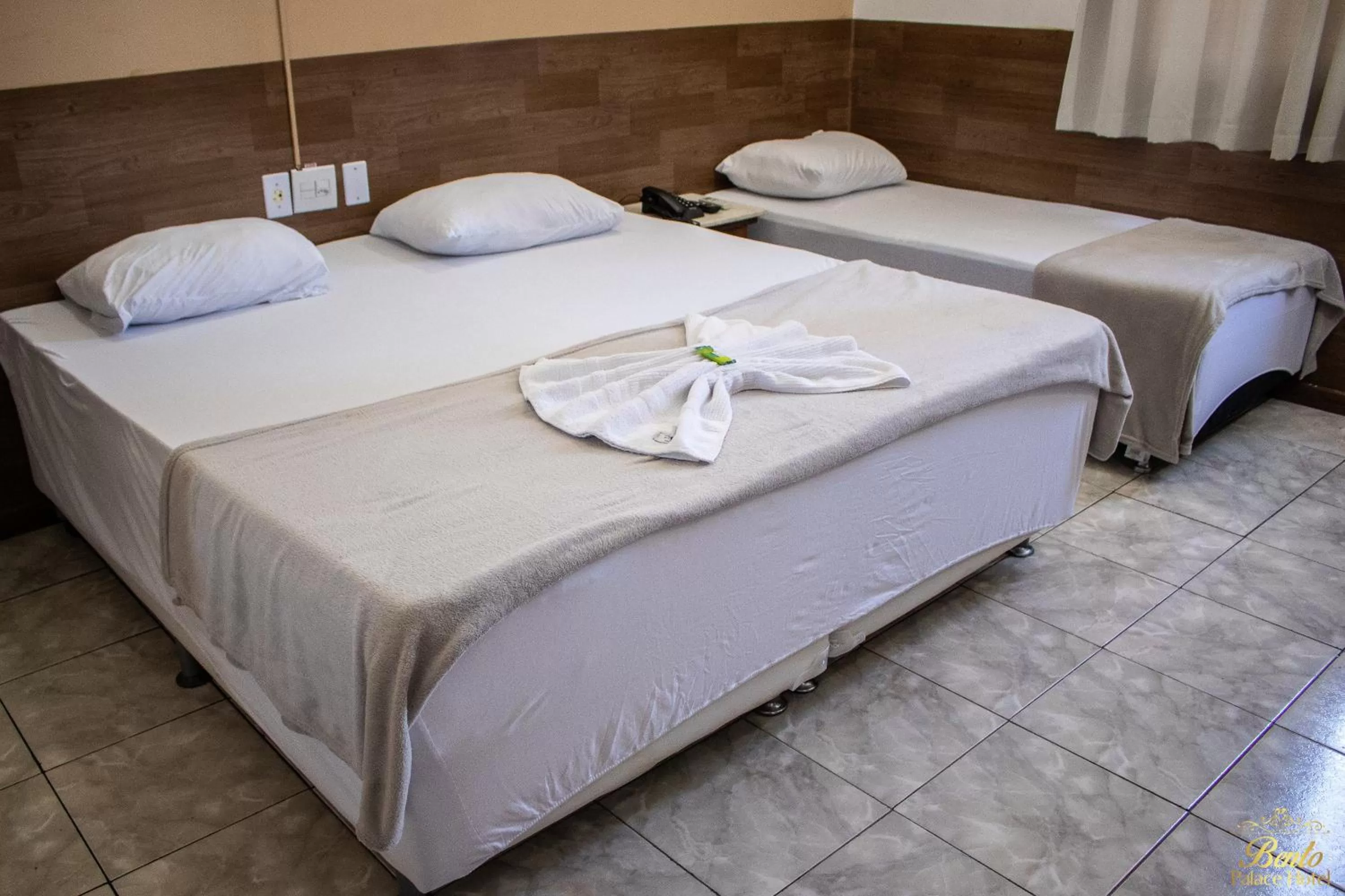 Bed in Bento palace hotel