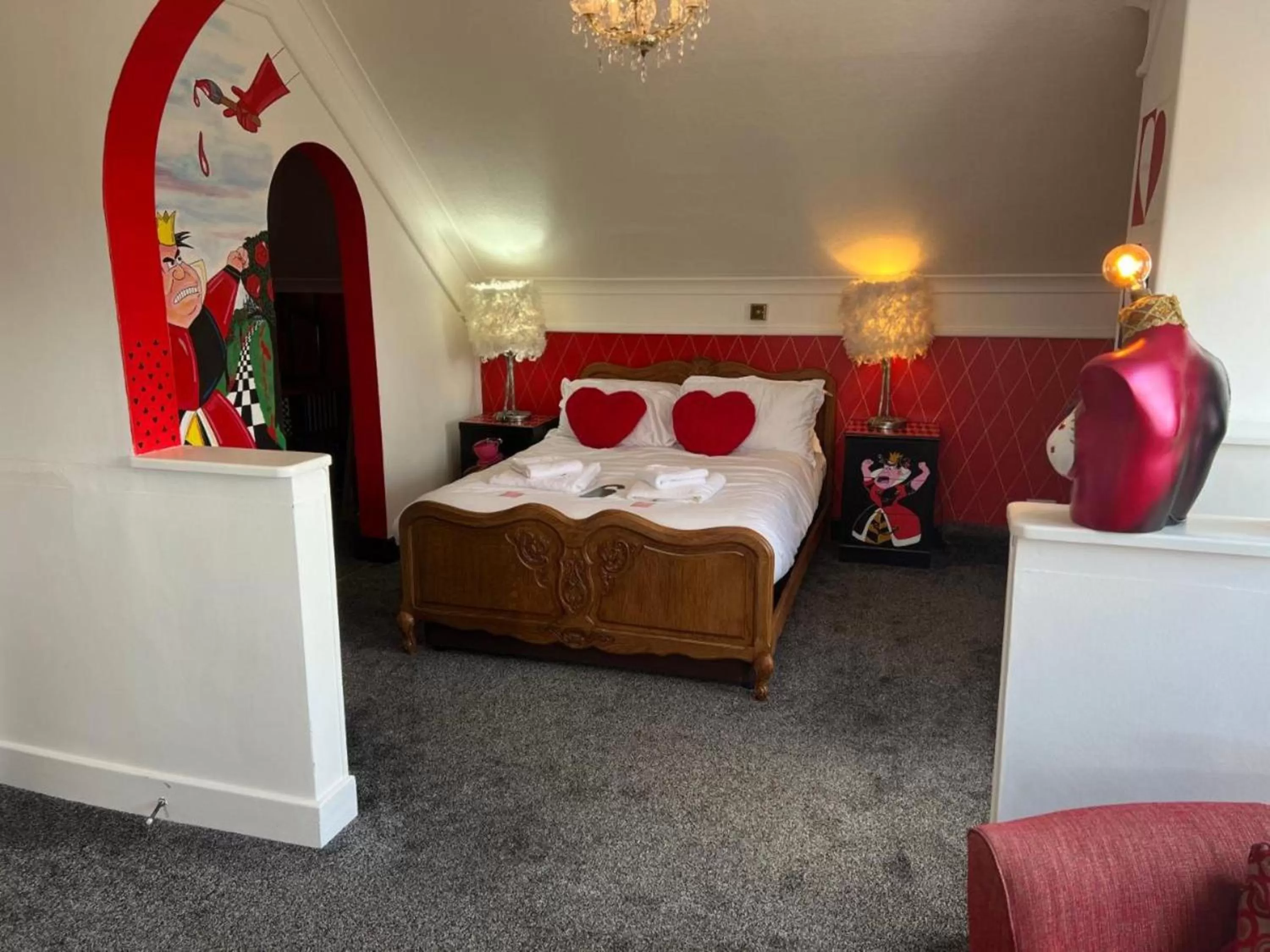 Bedroom in Hatters Hotel
