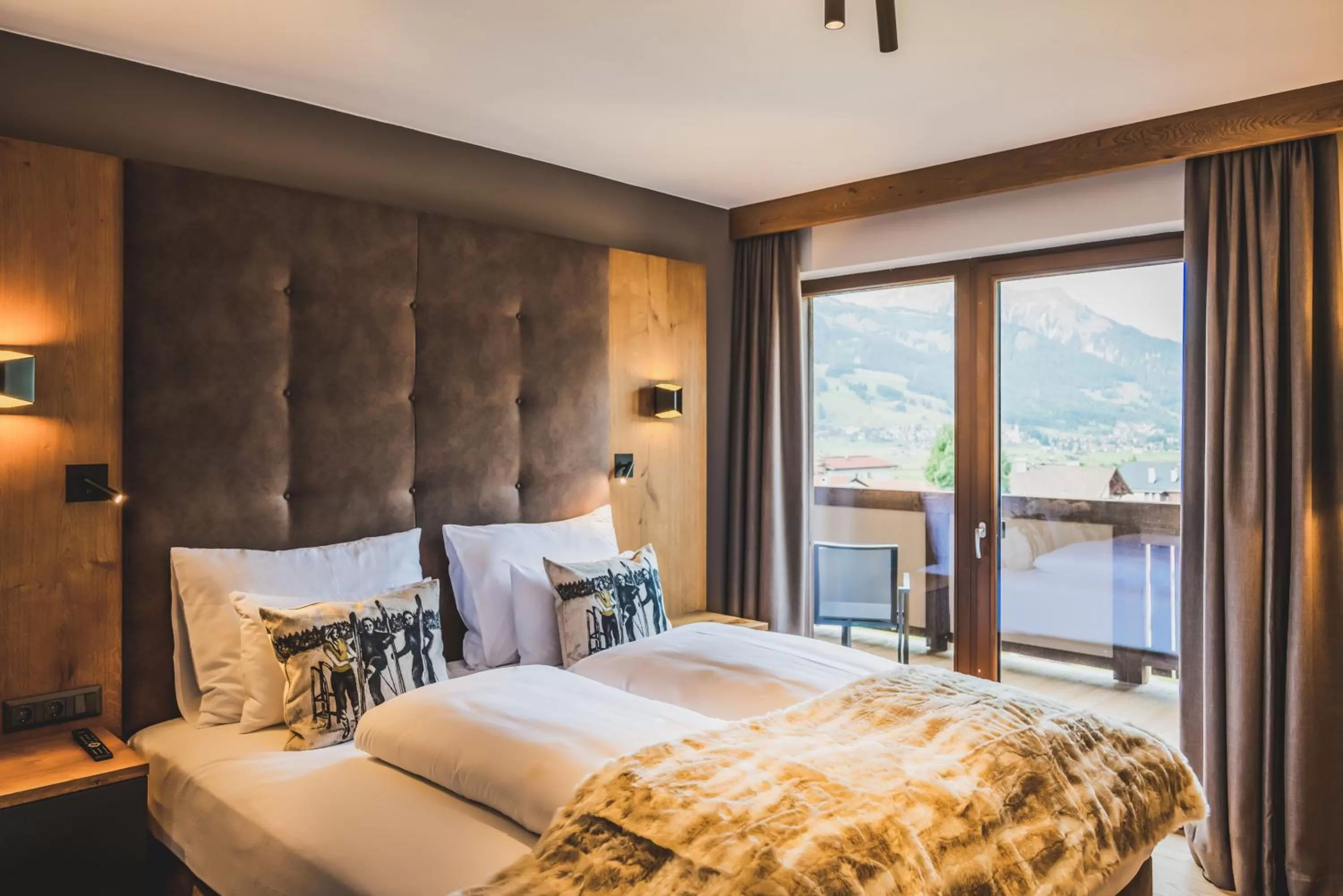 Bed in PURE Resort Ehrwald