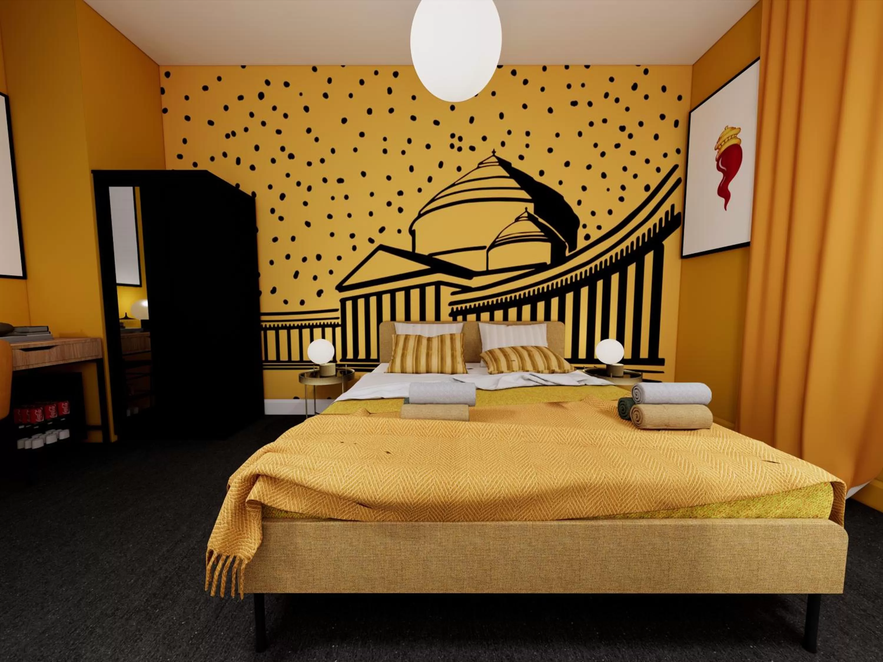 Bedroom, Bed in LH51 B&B