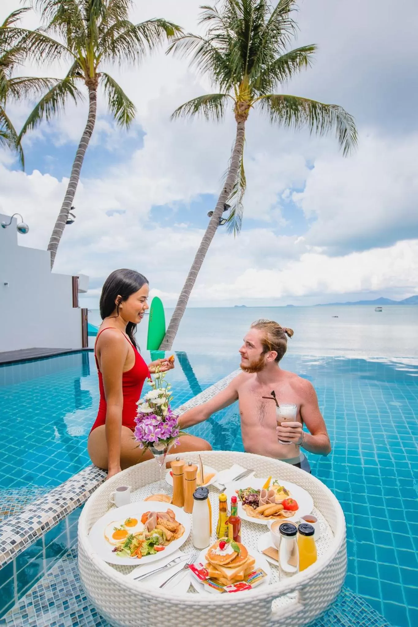 Breakfast in The Privilege Hotel Ezra Beach Club