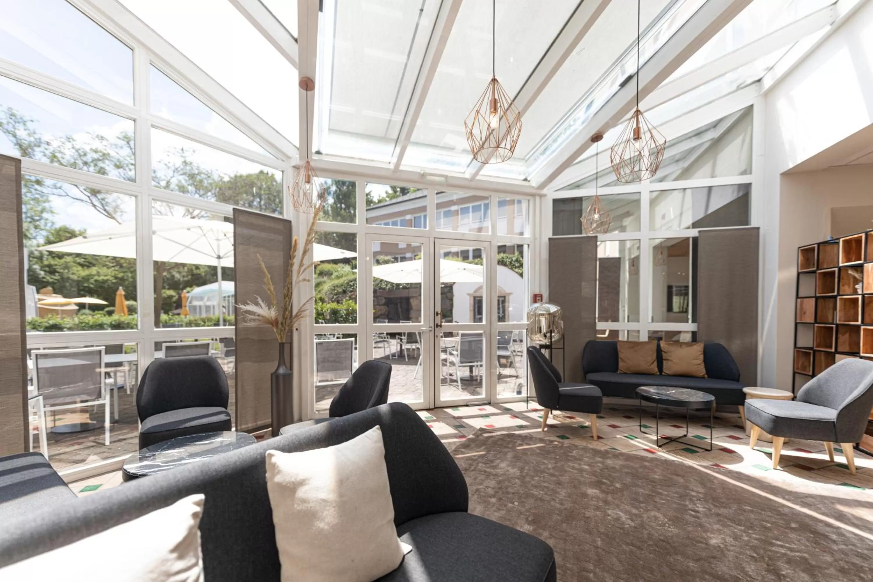 Lounge or bar, Seating Area in Hotel Schlafgut