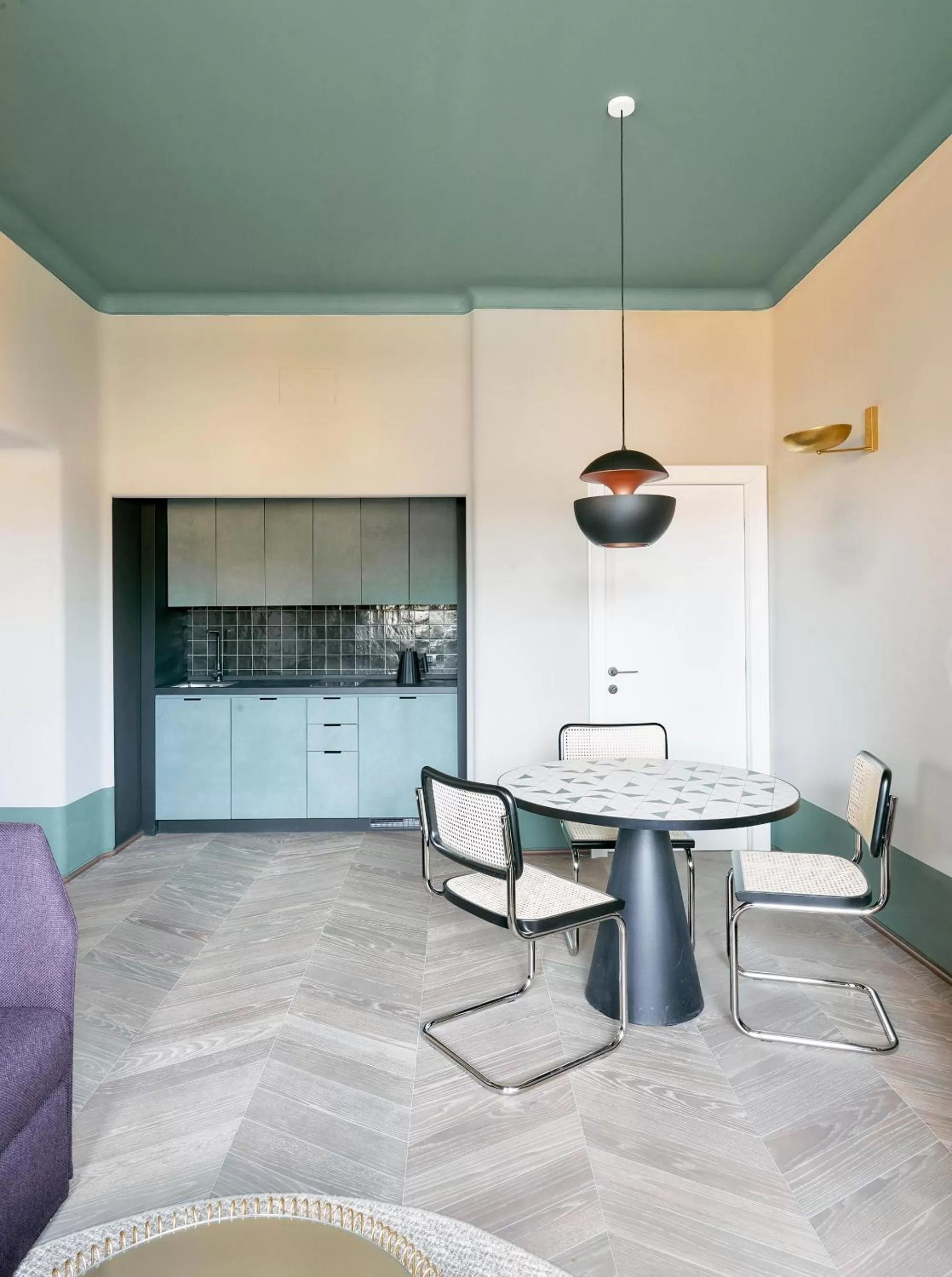 Kitchen or kitchenette in Palazzo Velabro, a Member of Design Hotels