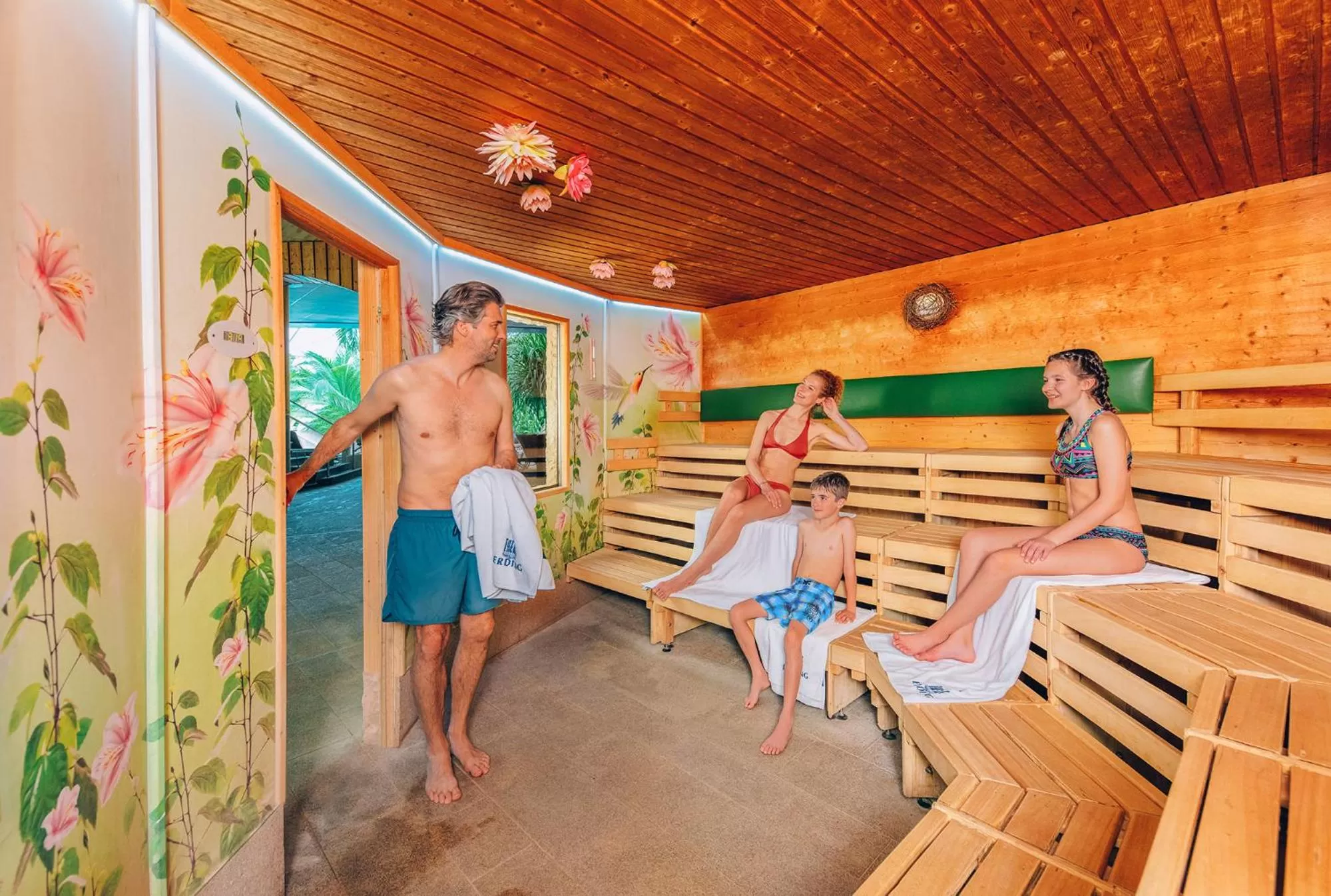 Sauna in Hotel Claro Garni