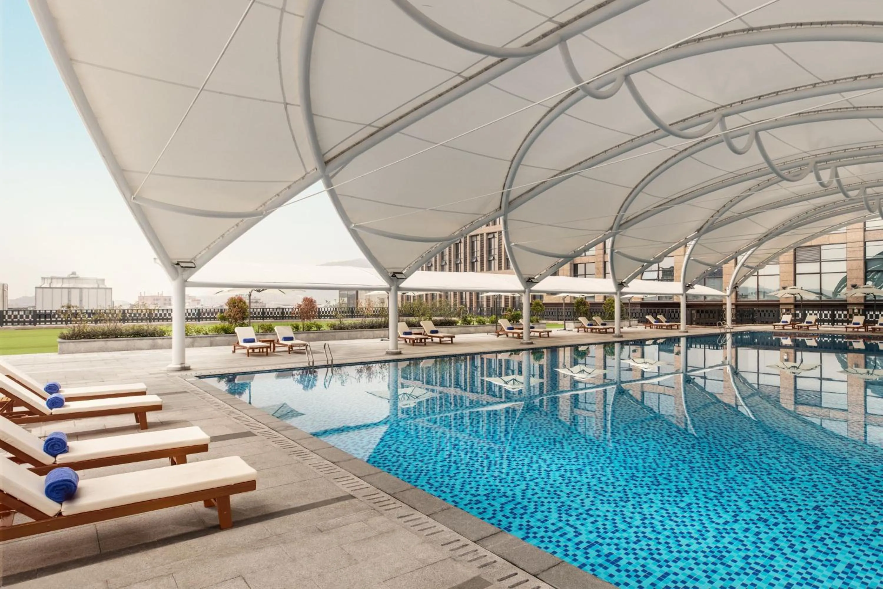 Swimming pool in Courtyard by Marriott Shunde Longjiang, Near Furniture Fair