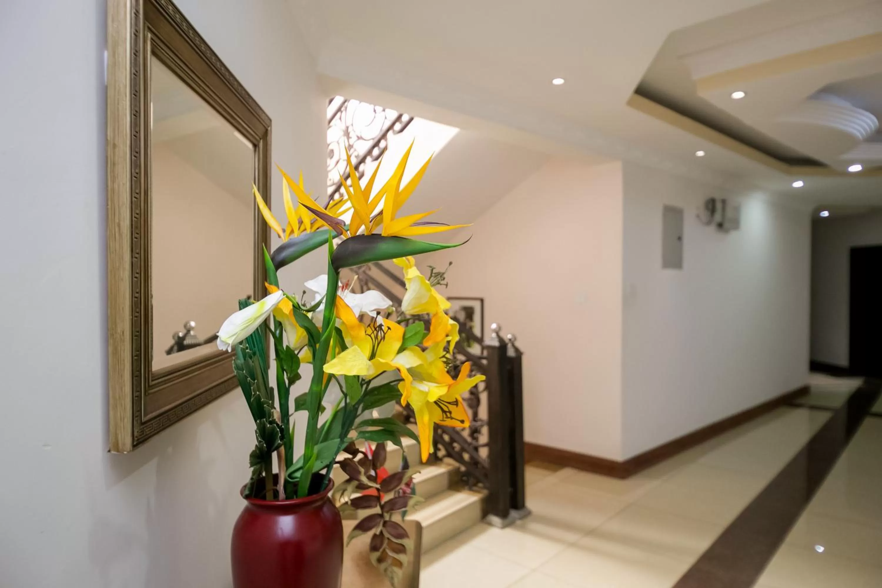 Lobby or reception in Hotel Rudi