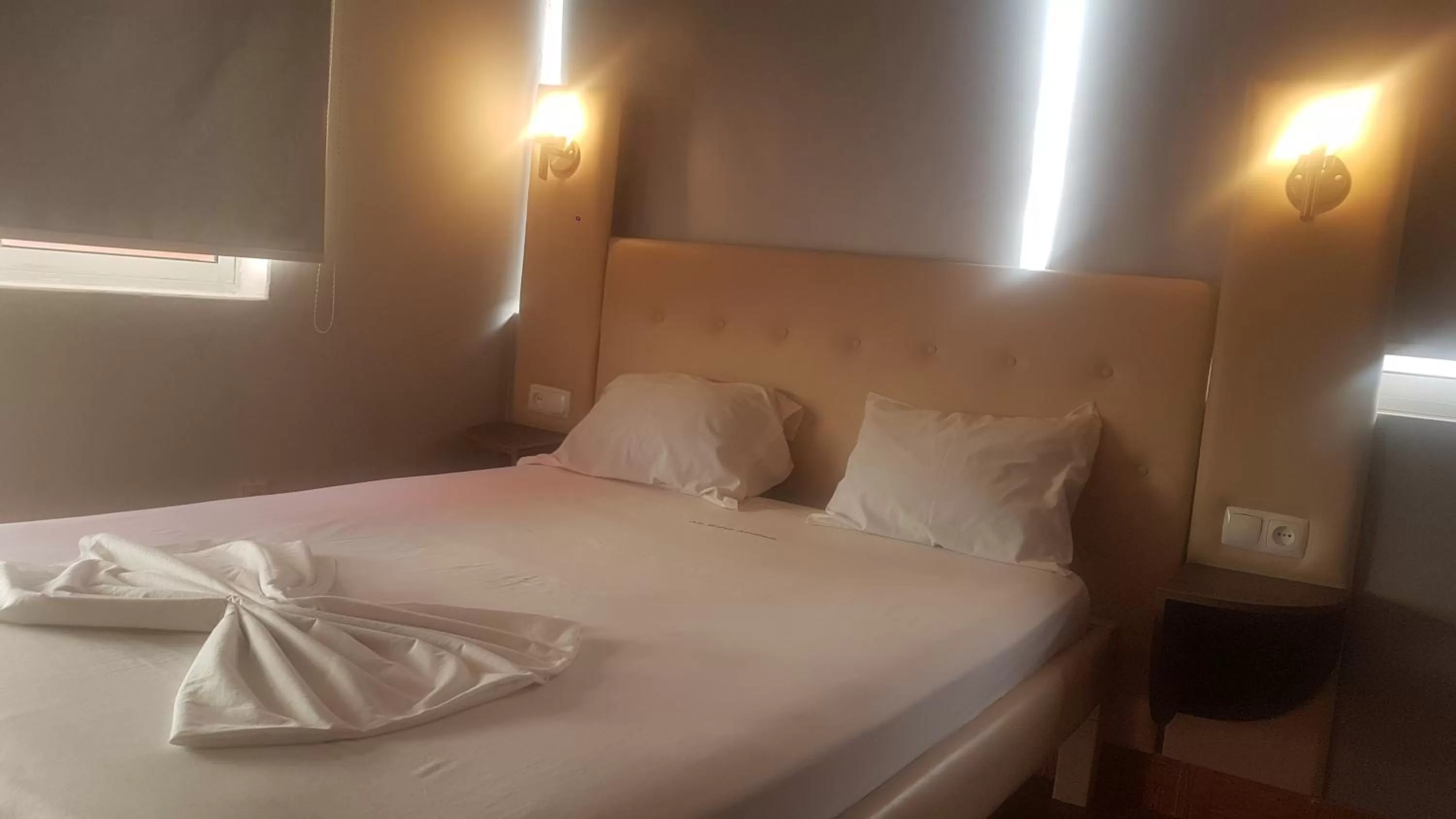 Bed in Pensão Asa Branca