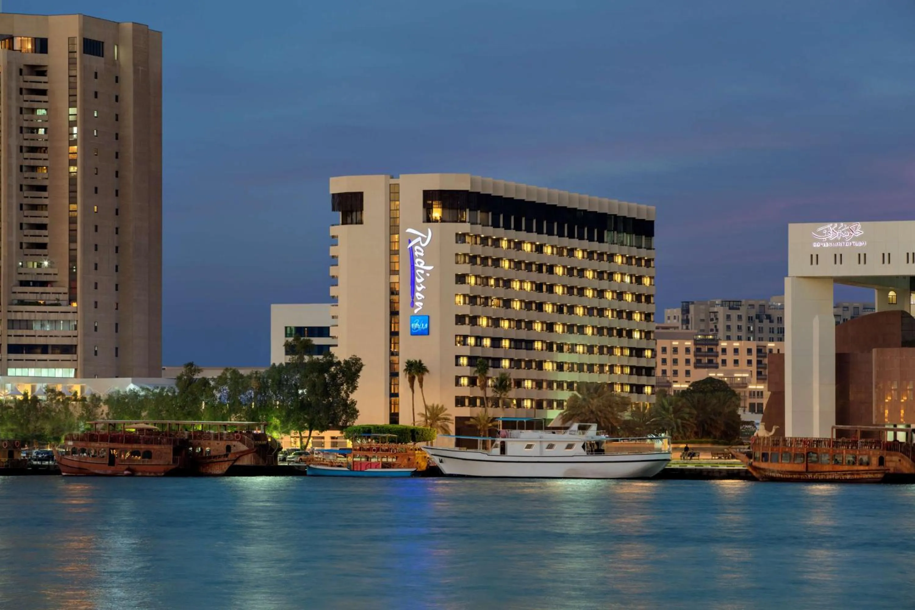 Property building in Radisson Blu Hotel, Dubai Deira Creek
