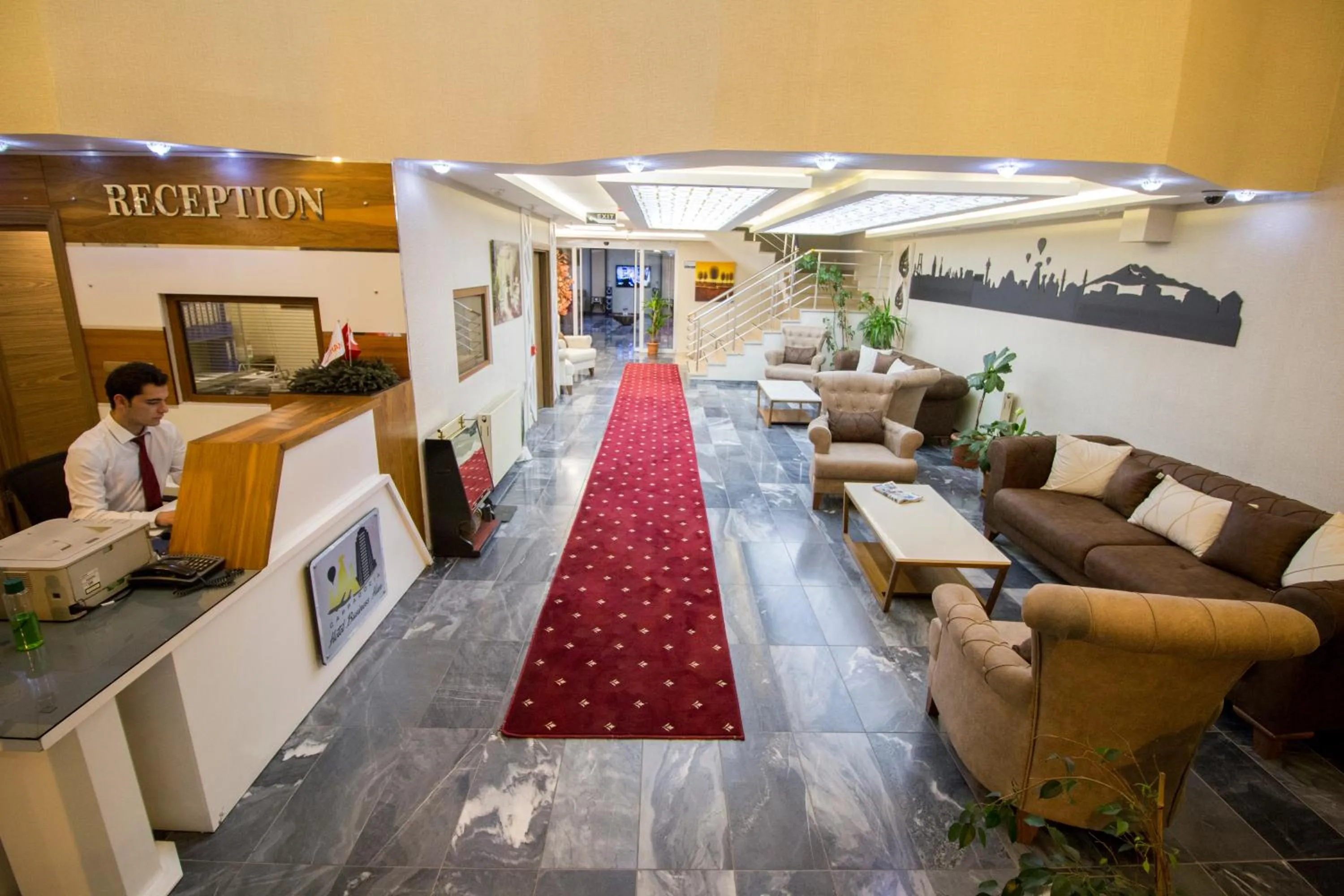 Lobby or reception in Business Han Hotel