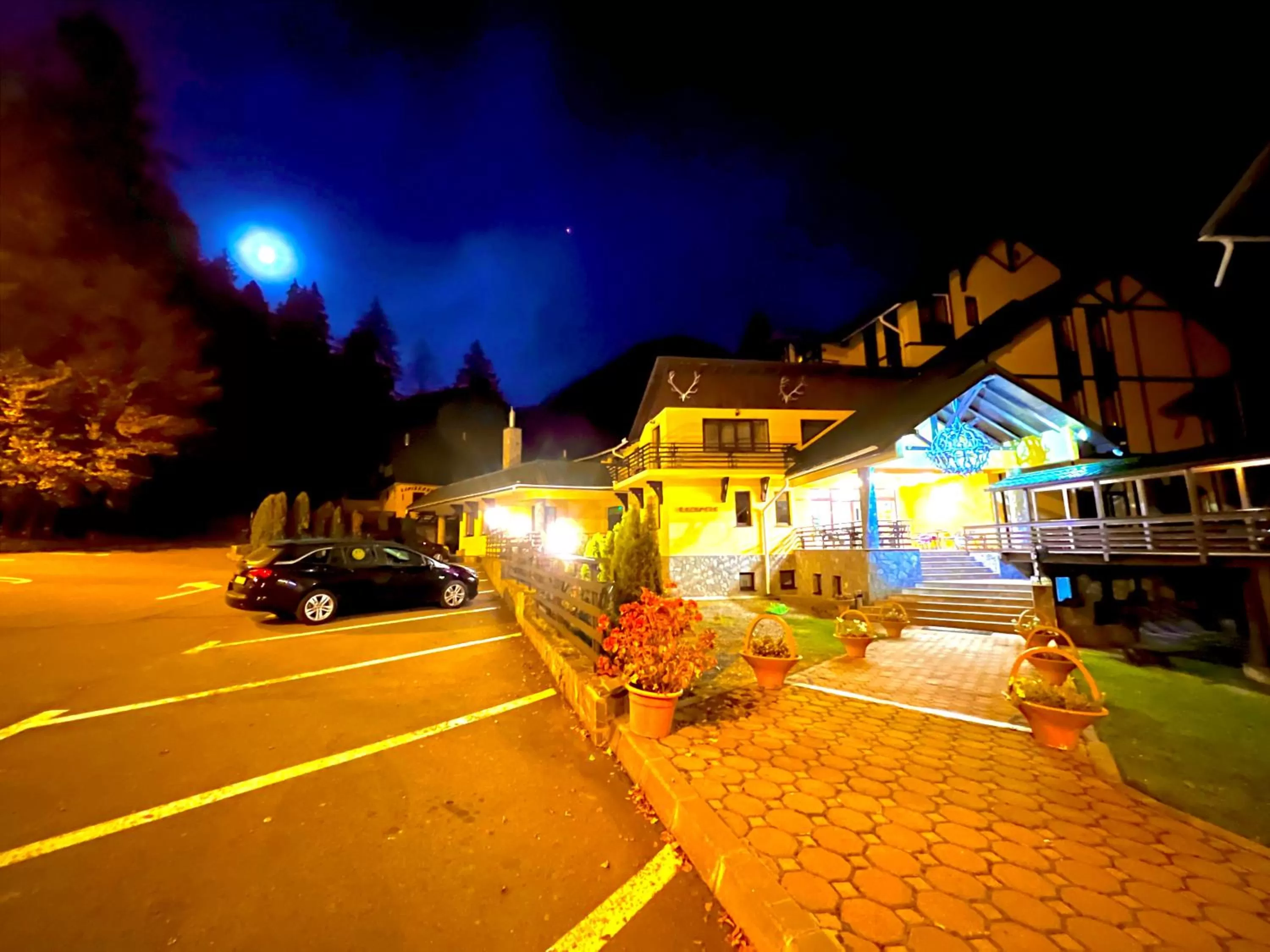 Property building in Hotel Casa Viorel jacuzzi & saunas