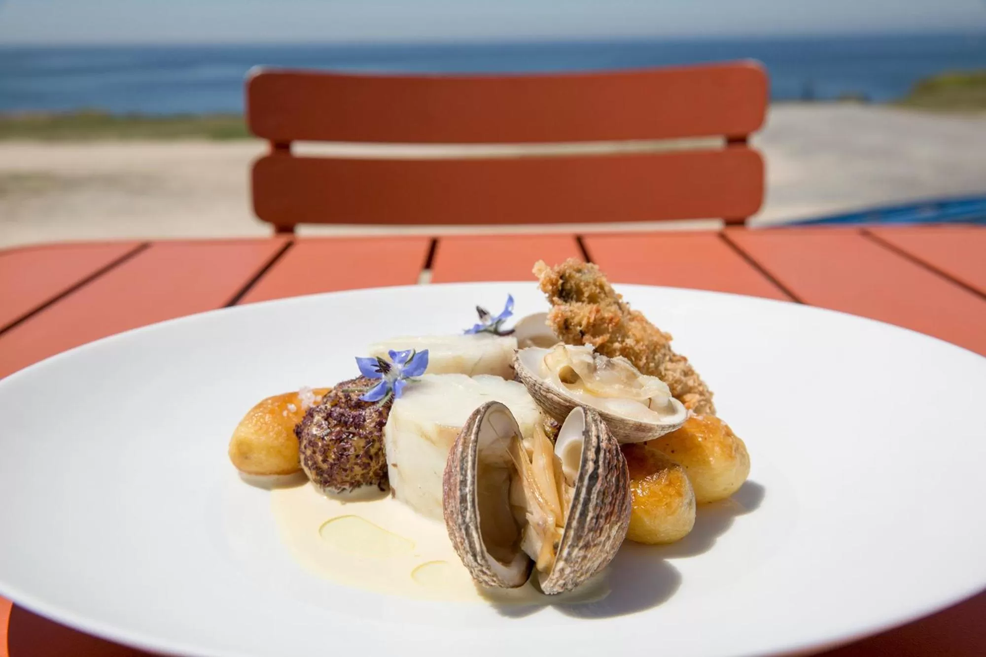 Sea view, Food in Ar Men Du, Hôtel 3 Etoiles Restaurant Gastronomique Durable