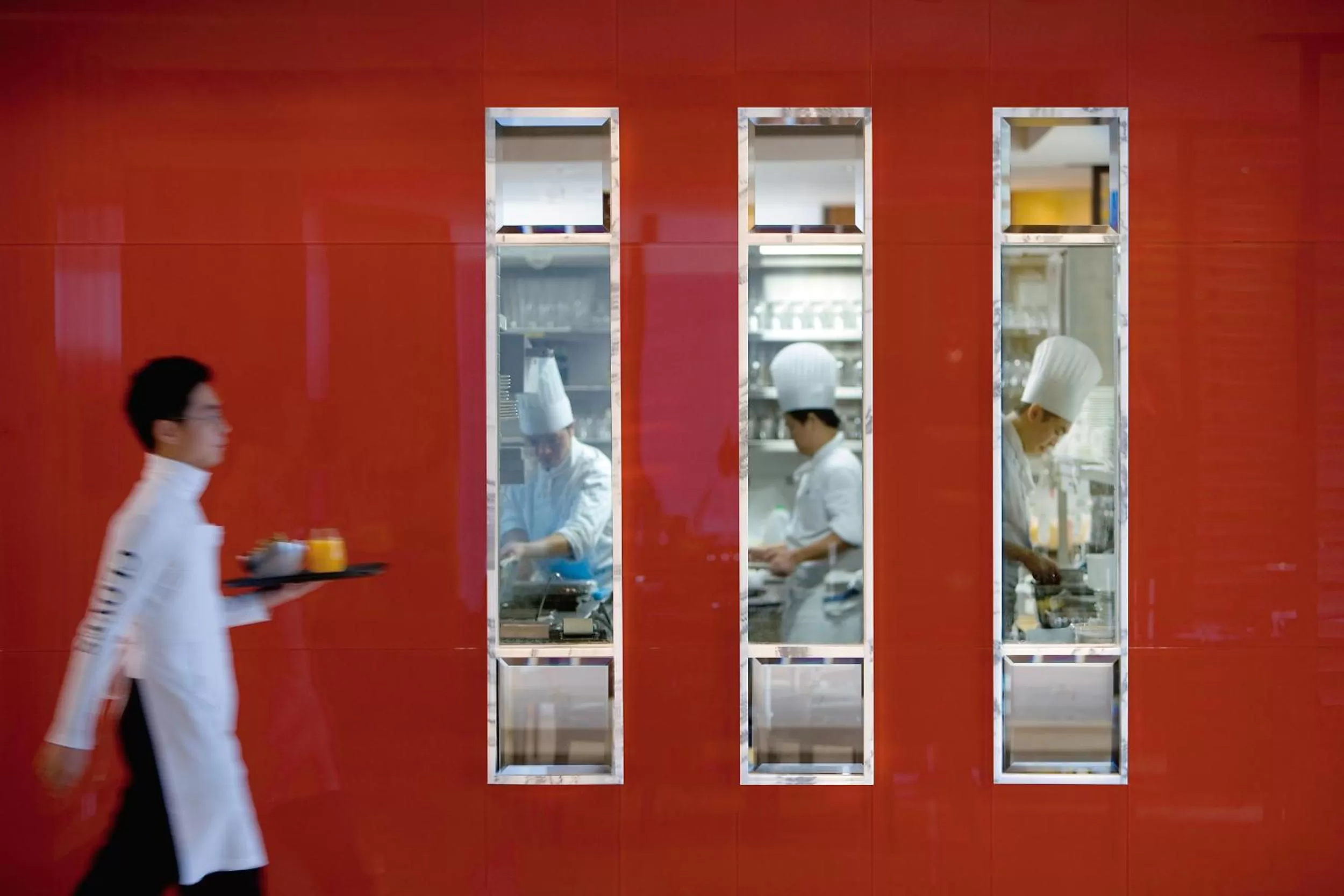 Staff in Mandarin Oriental, Hong Kong