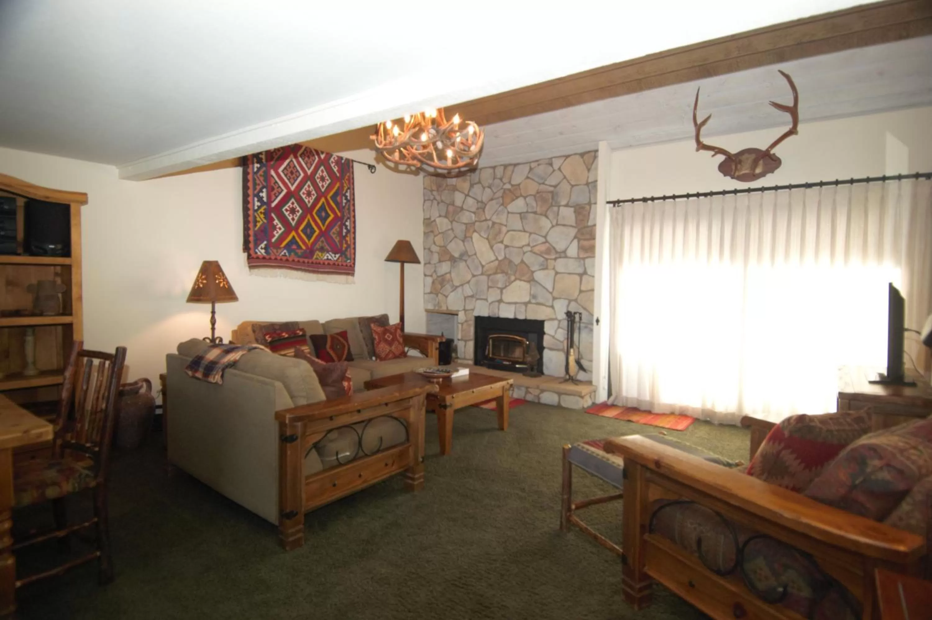 Living room in Snowcreek Resort Vacation Rentals