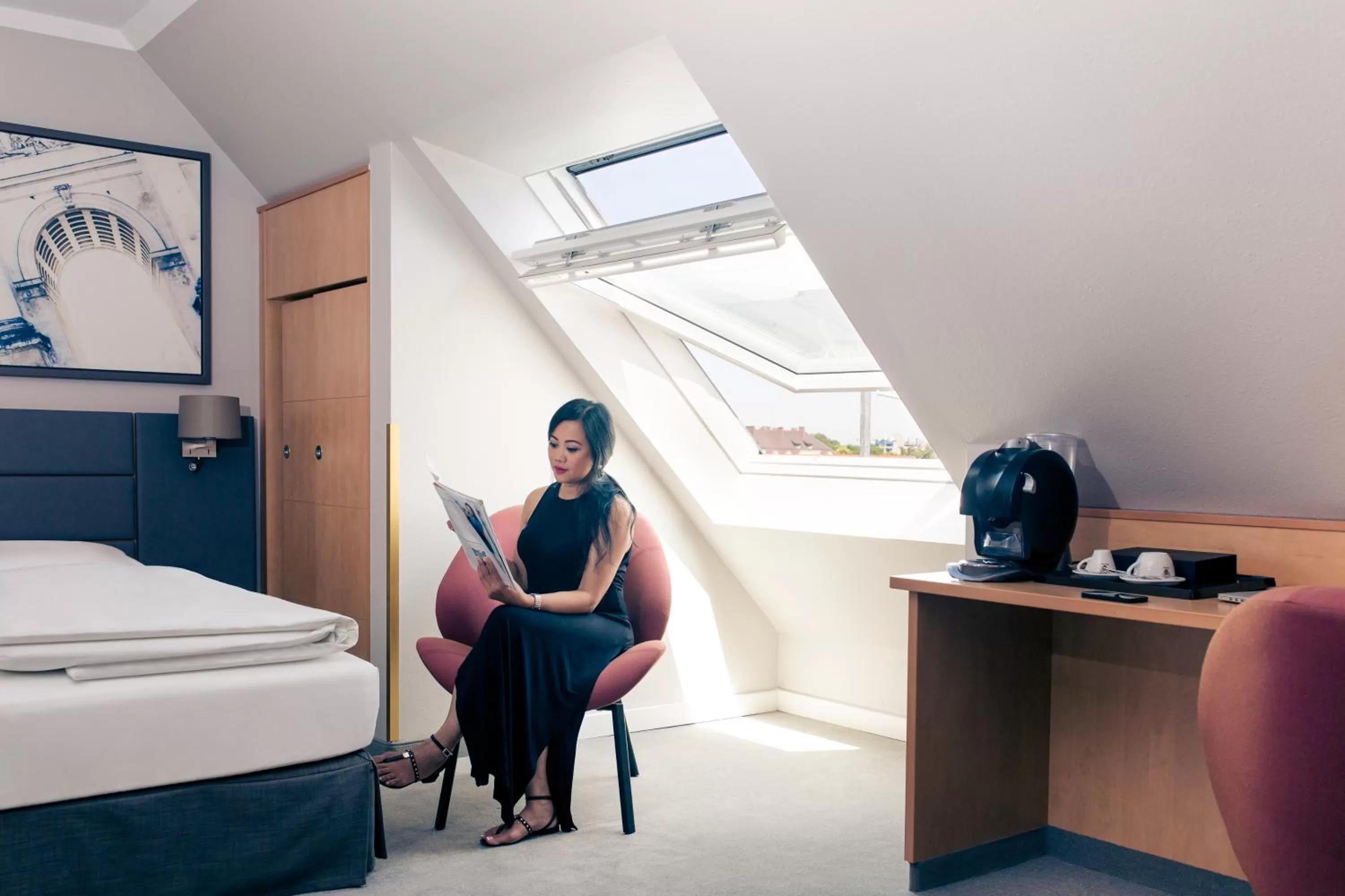 People, Bed in Mercure München City Schwabing