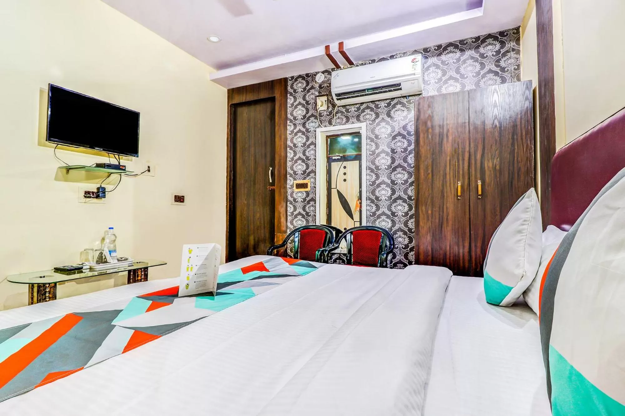 Bedroom, Bed in FabHotel Gazal Residency Mahanagar