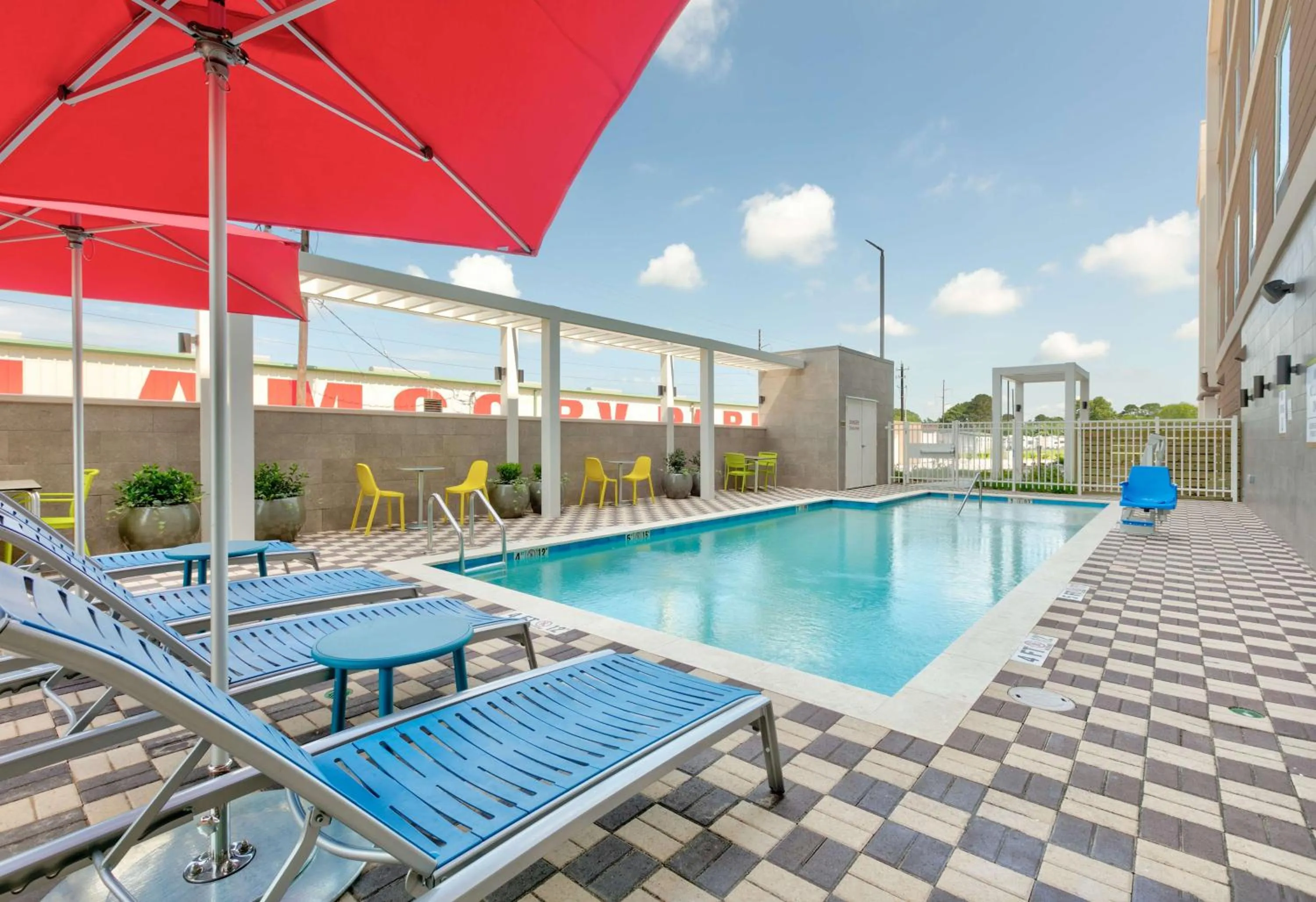 Pool view in Home2 Suites By Hilton El Campo