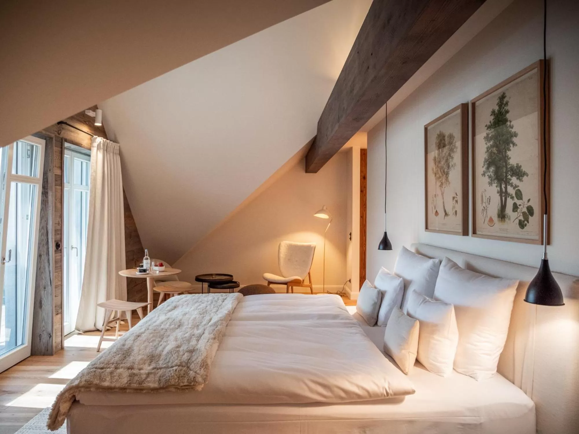 Bed in Alpenloge Design Hotel