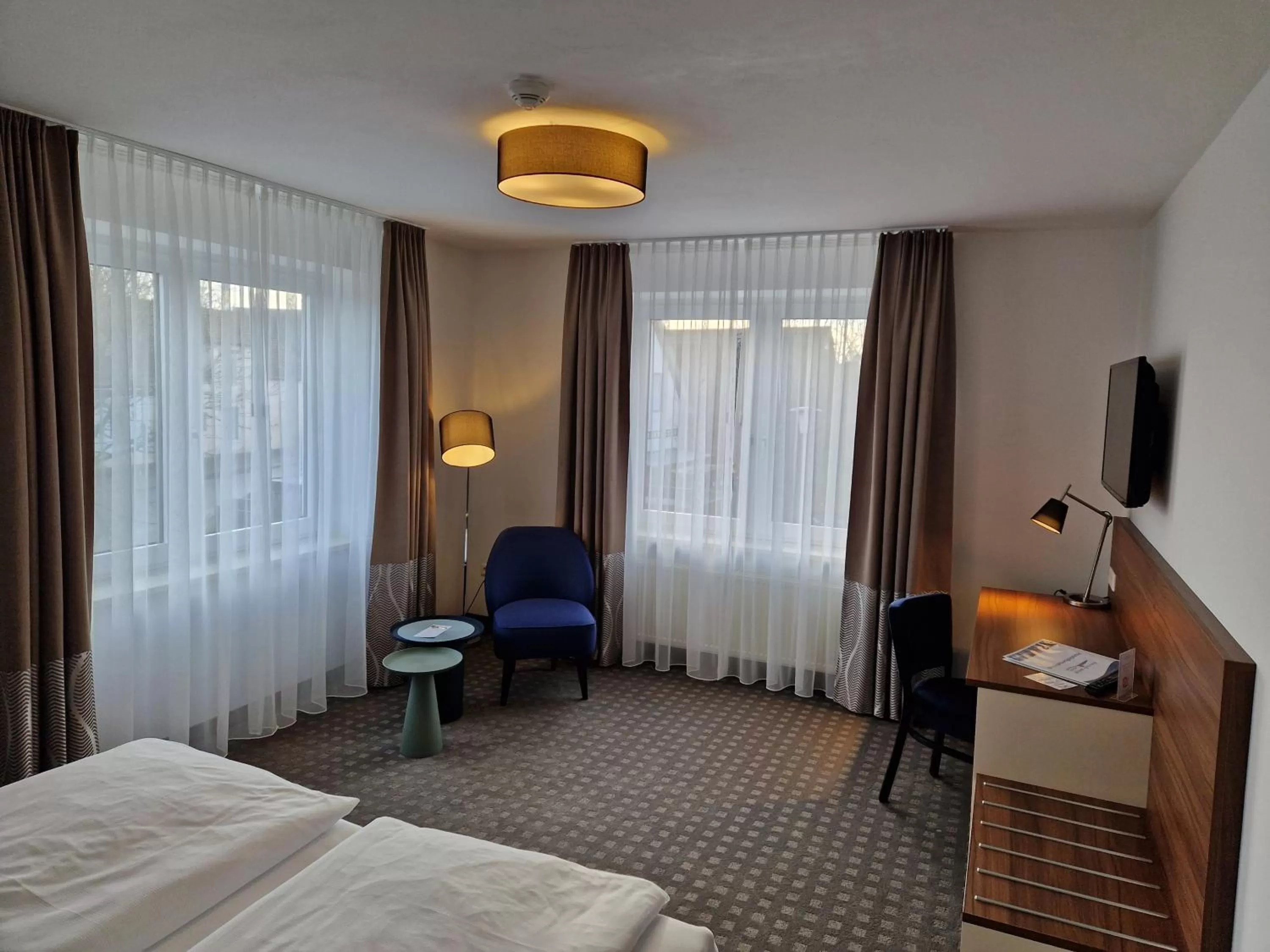 Photo of the whole room, Bed in Hotel Friesische Wehde