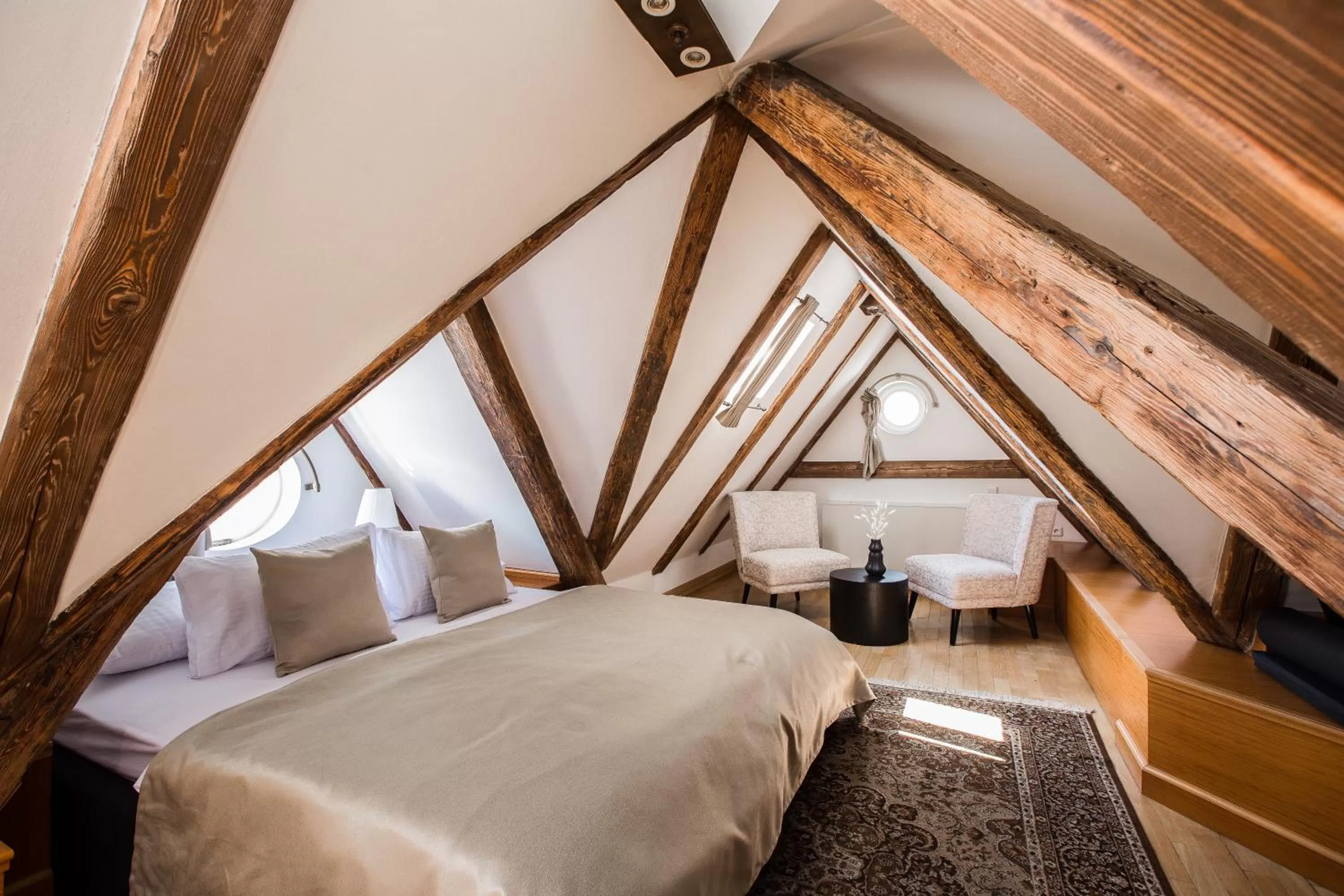 Bed in Hotel Nerudova 211