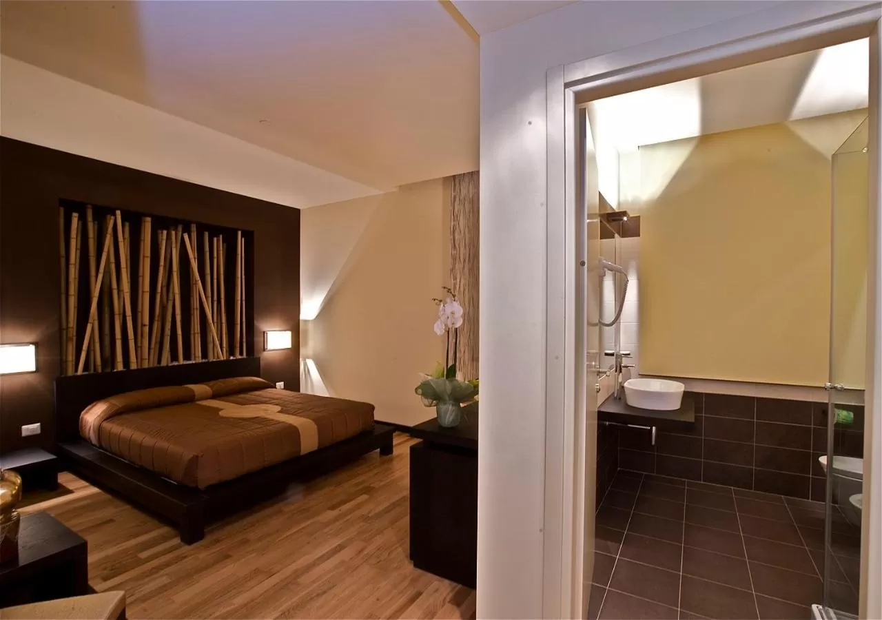 Bedroom, Bed in Design Suite Tirano