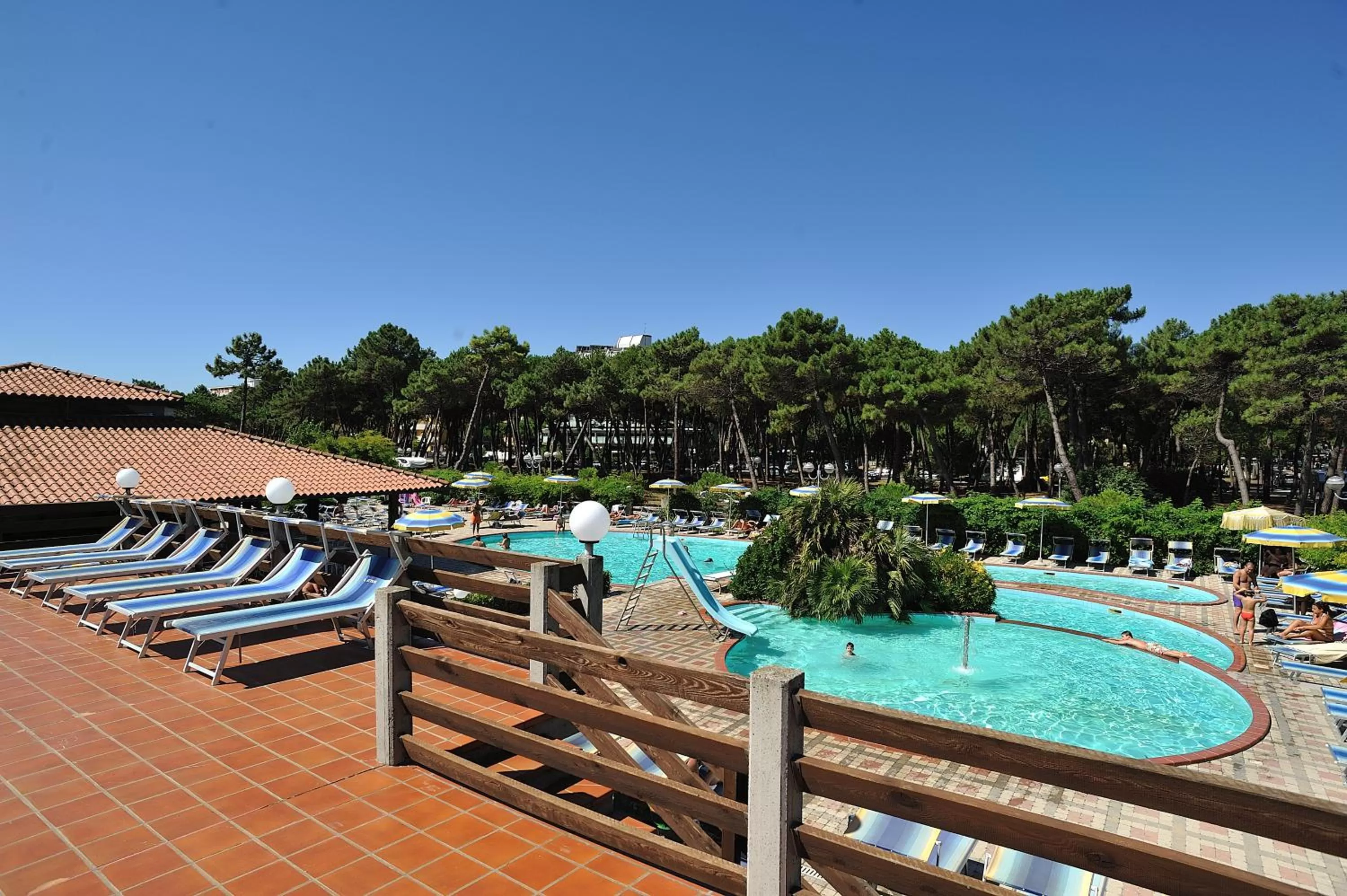 Balcony/Terrace in Hotel Ausonia