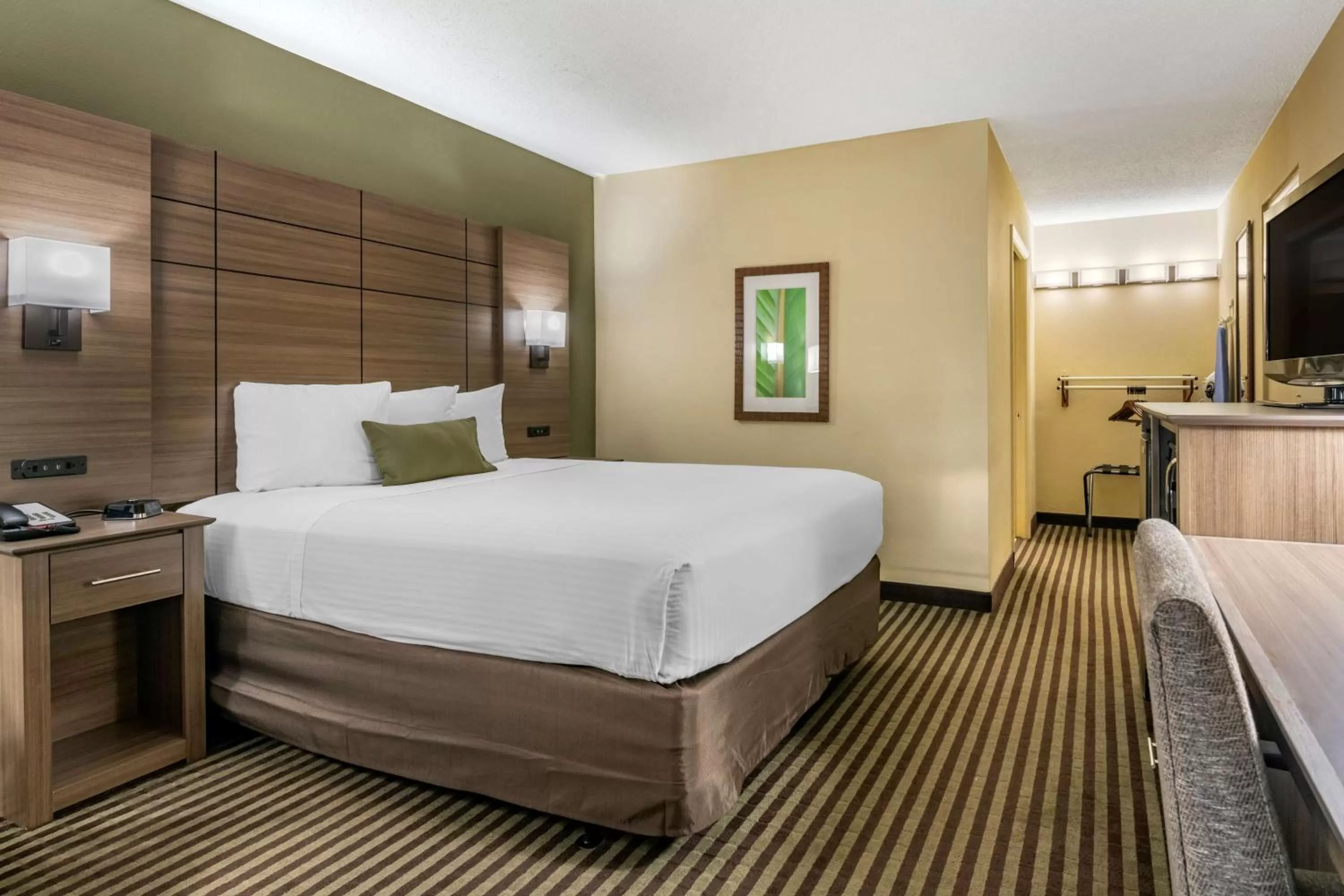 Queen Room with Bath Tub and View - Mobility Accessible/Non-Smoking in Best Western Downtown Stuart