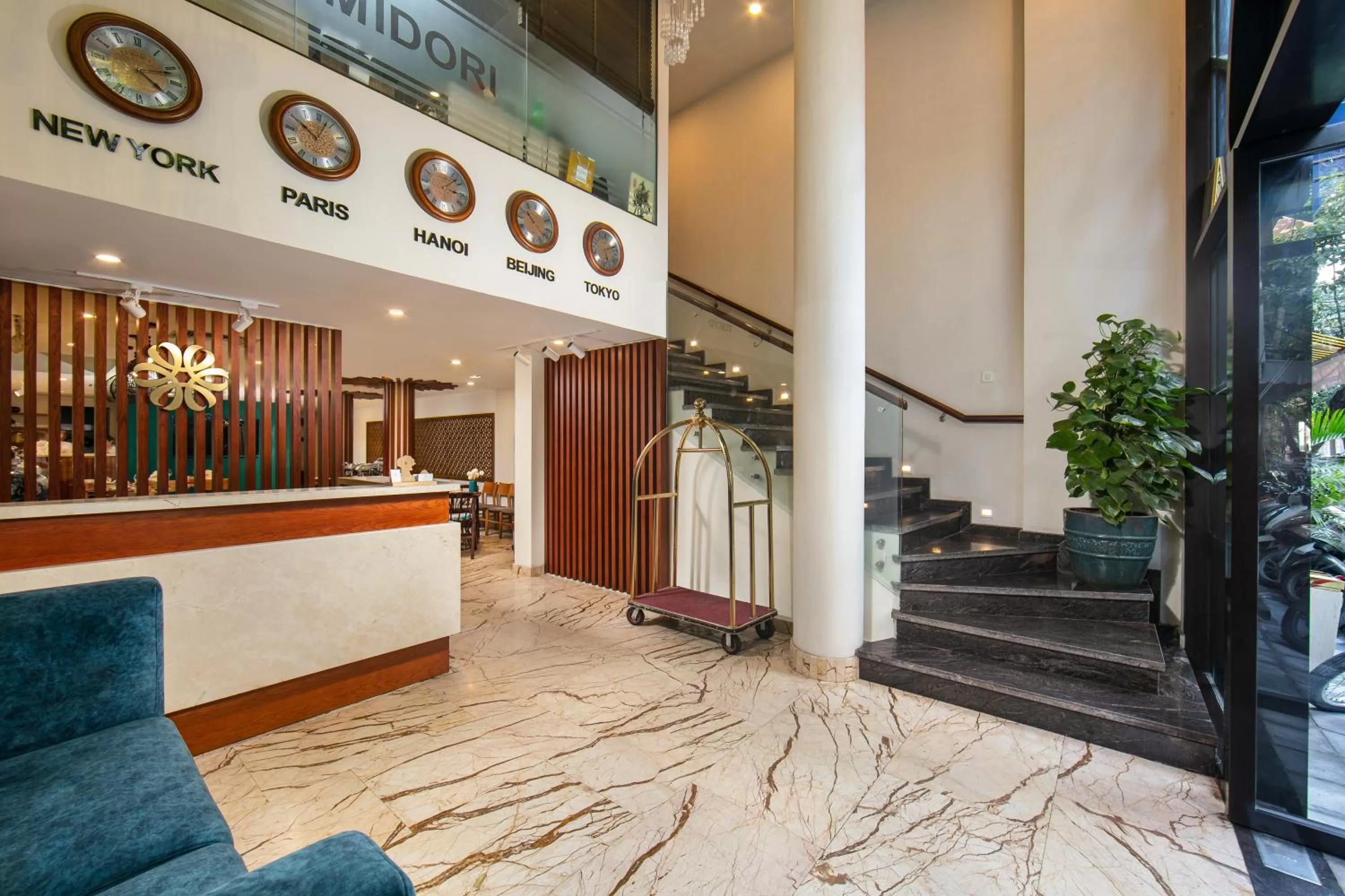 Lobby or reception in Midori Boutique Hotel