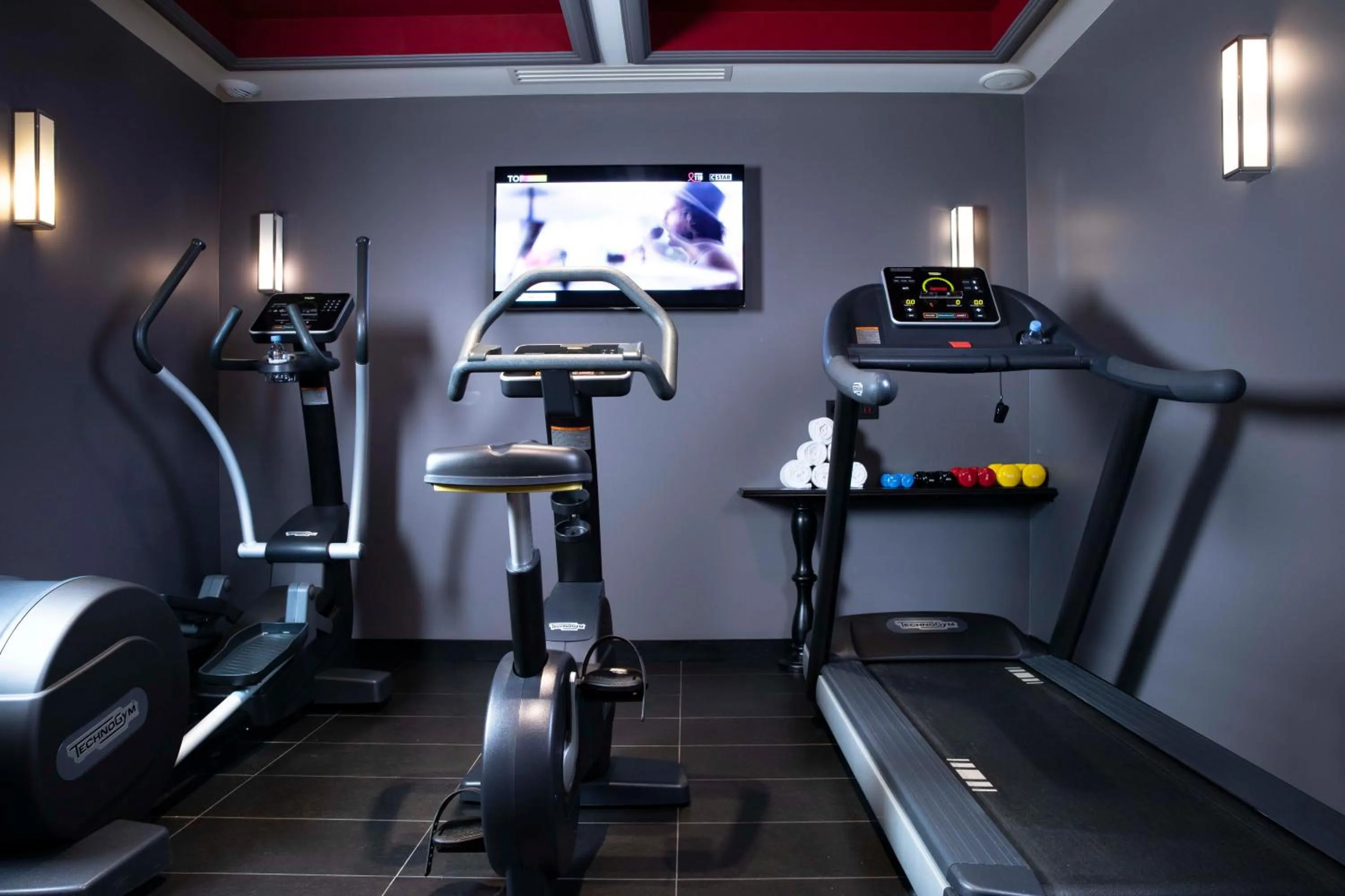Fitness centre/facilities in Hotel Monsieur & Spa